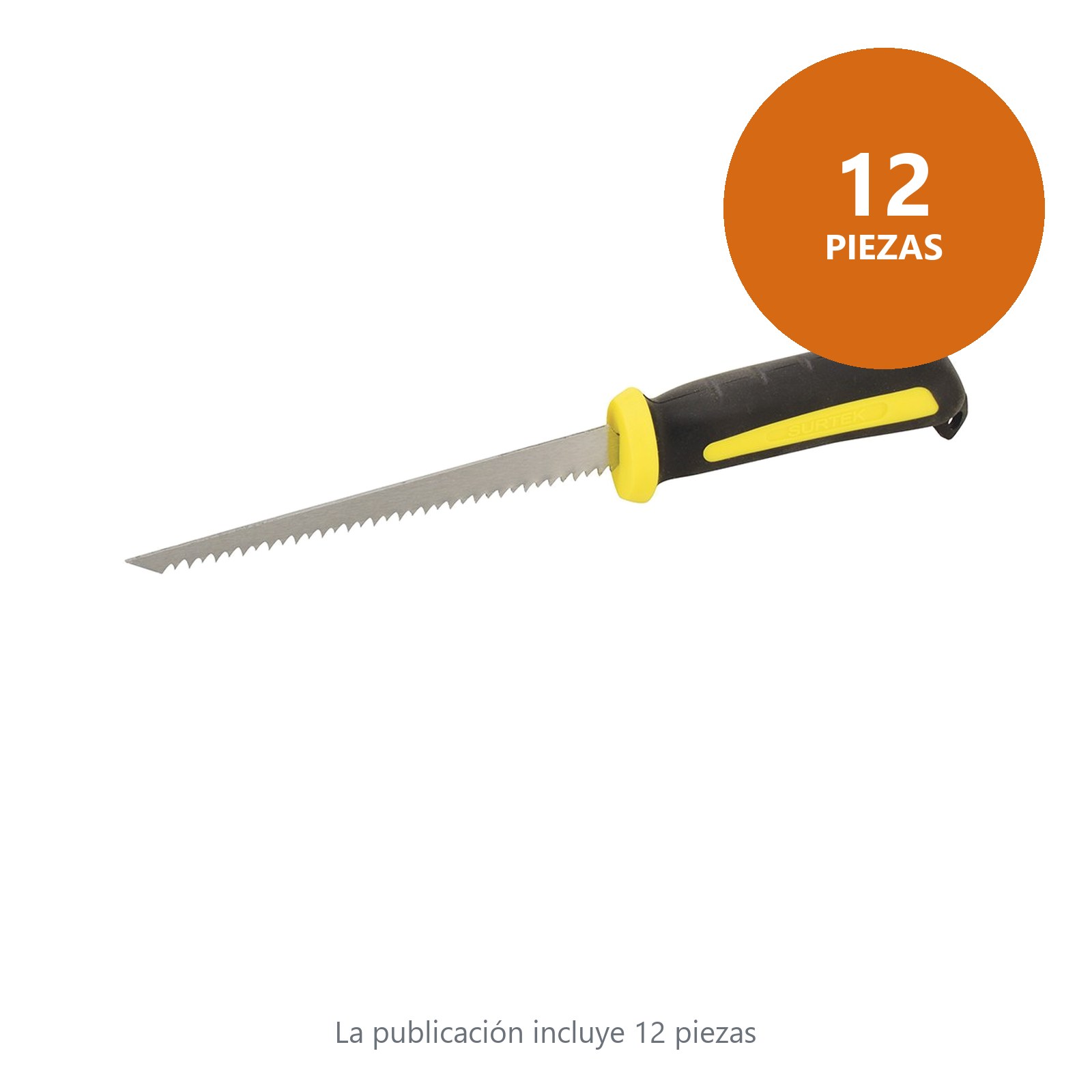 Serrucho con mango bimaterial para tablaroca de 14" Surtek - Imagen 3