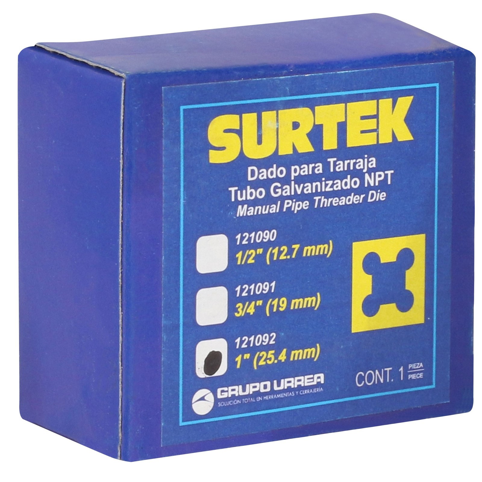 Dado para tarraja de 1" NPT Surtek - Imagen 2