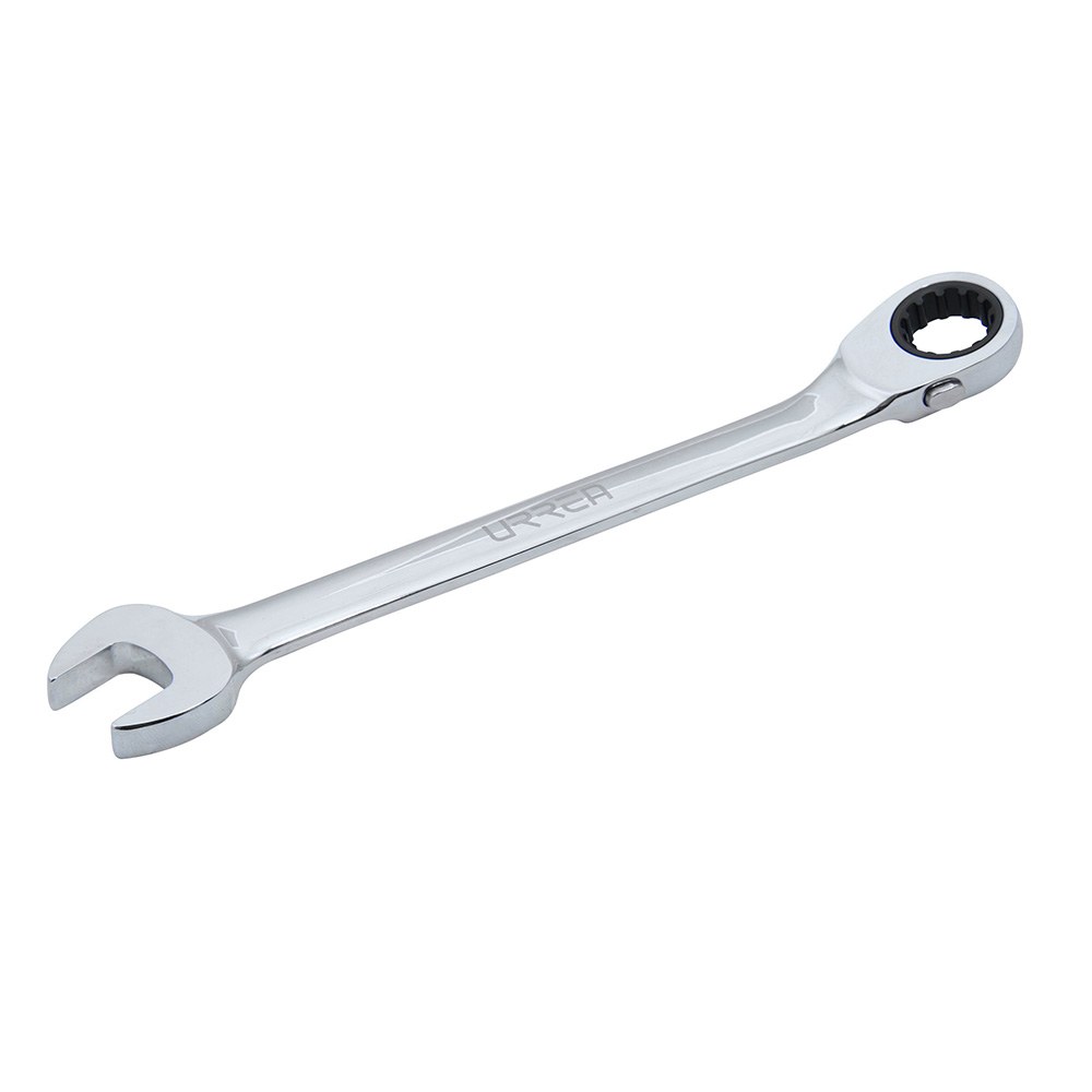 Llave combinada pulido espejo de matraca spline reversible métrica, 10 mm Urrea