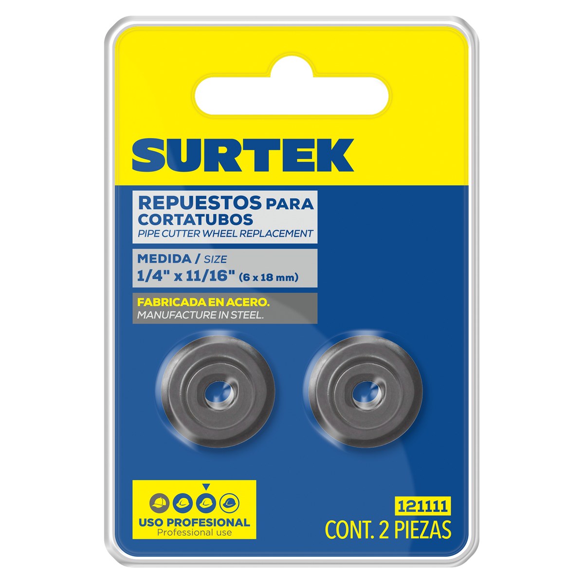 Repuesto de cuchilla para cortatubos 121155 Surtek - Imagen 2