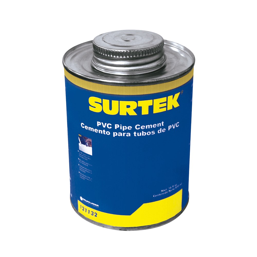 Cemento para tubo PVC, 473 ml Surtek
