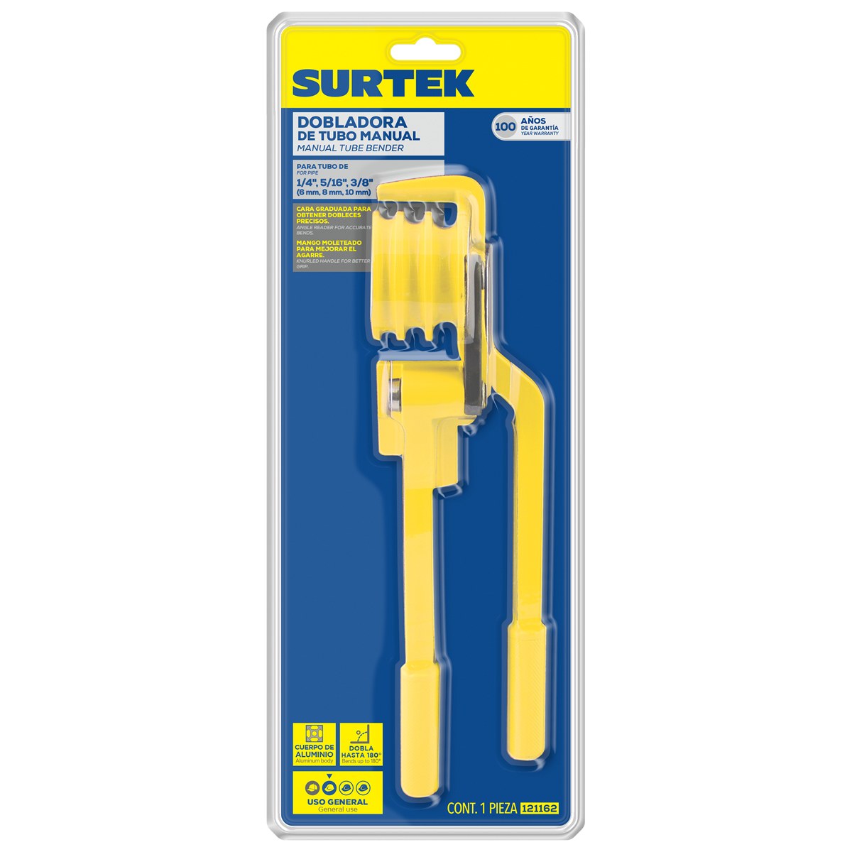 Dobladora manual para tubo de 1/4" a 3/8" Surtek - Imagen 2