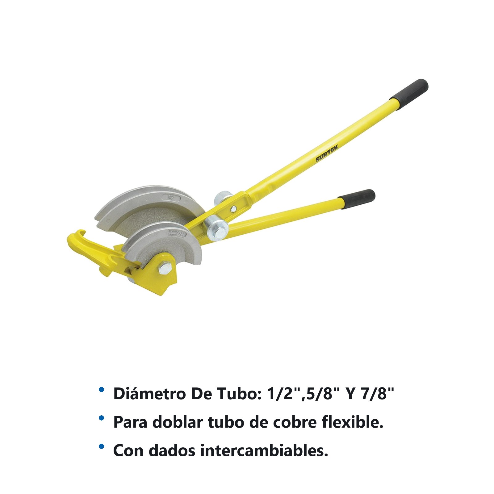 Dobladora manual para tubo de 1/2" a 7/8" Surtek - Imagen 3