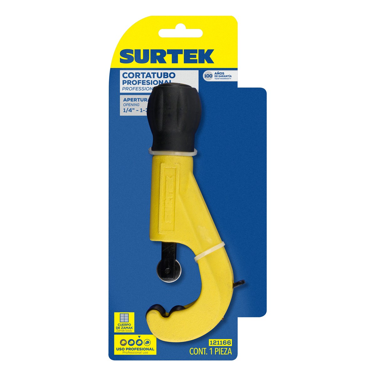 Cortatubos cuerpo de zamac de 3/4" a 1-3/4" Surtek - Imagen 3