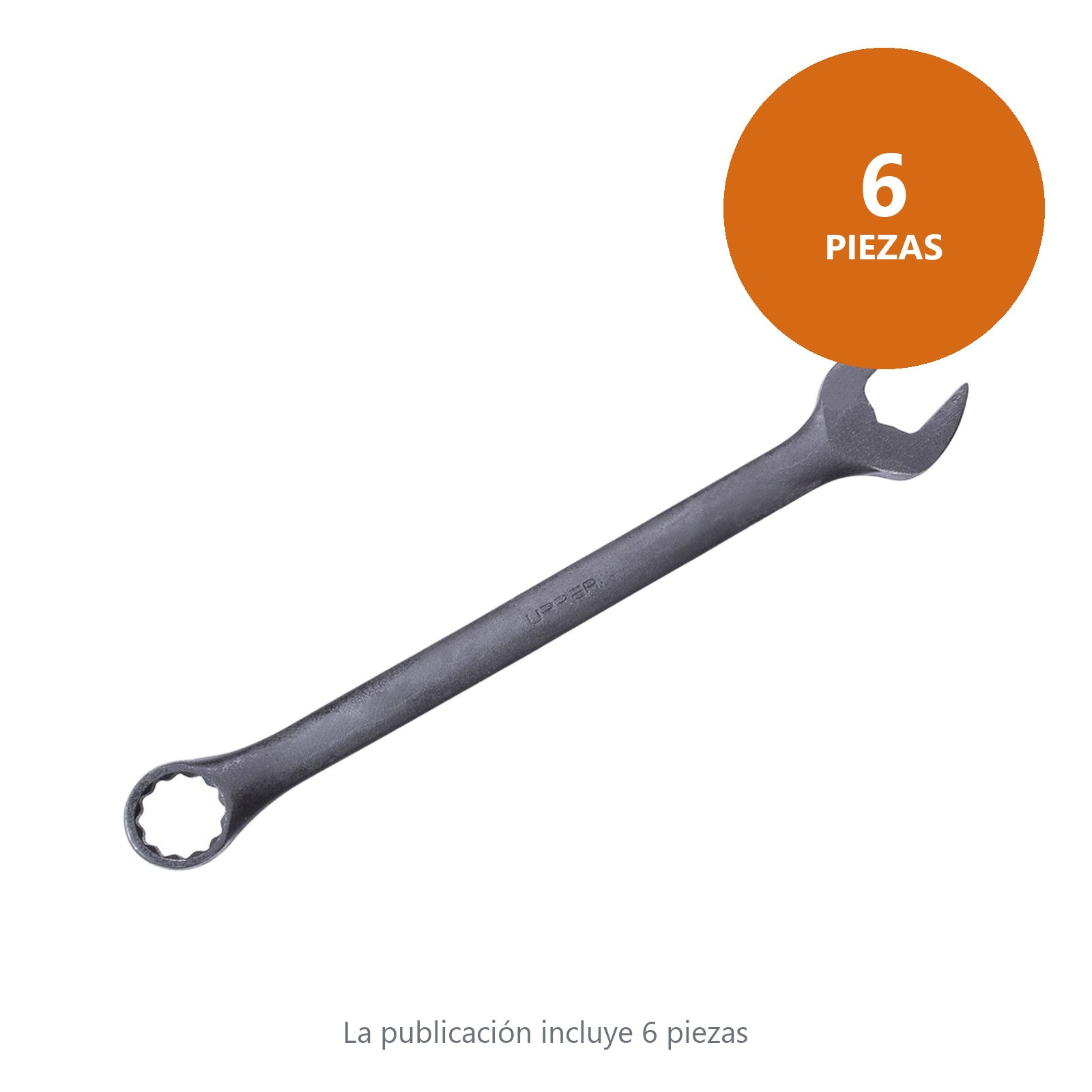 Llave combinada fosfatizada en pulgadas, 12 puntas, 3/8" Urrea - Imagen 2