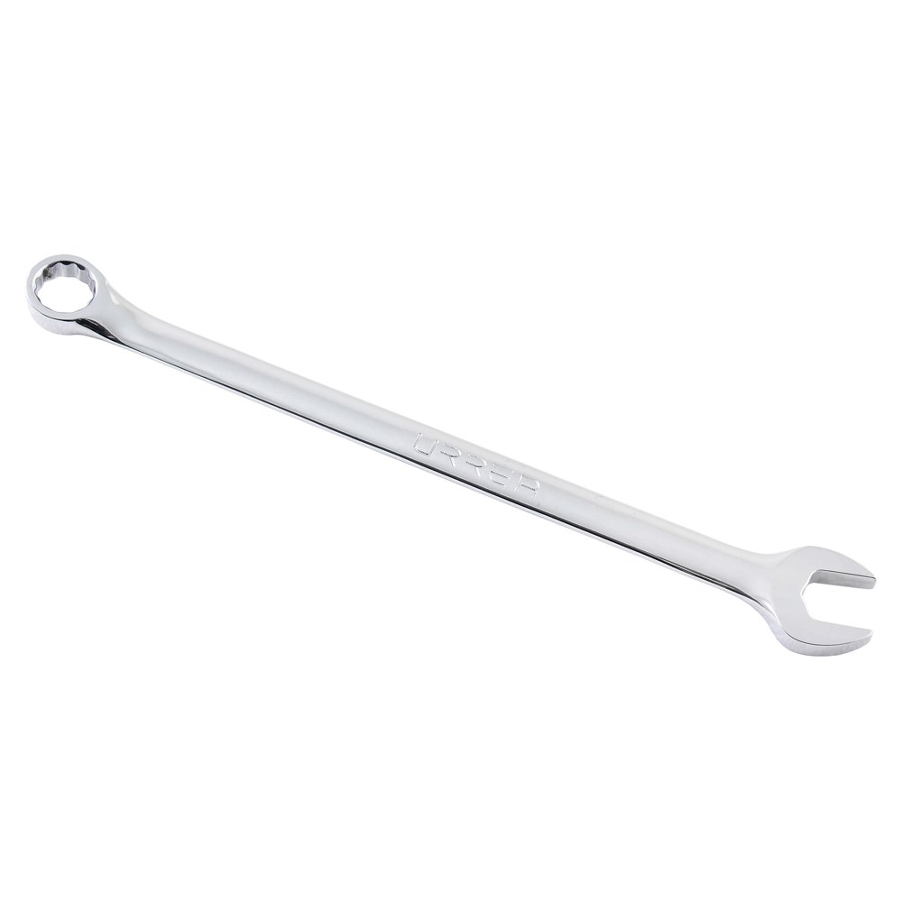 Llave combinada extra larga pulido espejo en pulgadas, 12 puntas, 3/8" Urrea