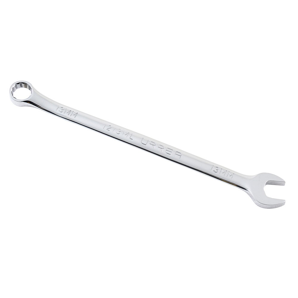 Llave combinada extra larga pulido espejo métrica, 12 puntas, 13 mm Urrea