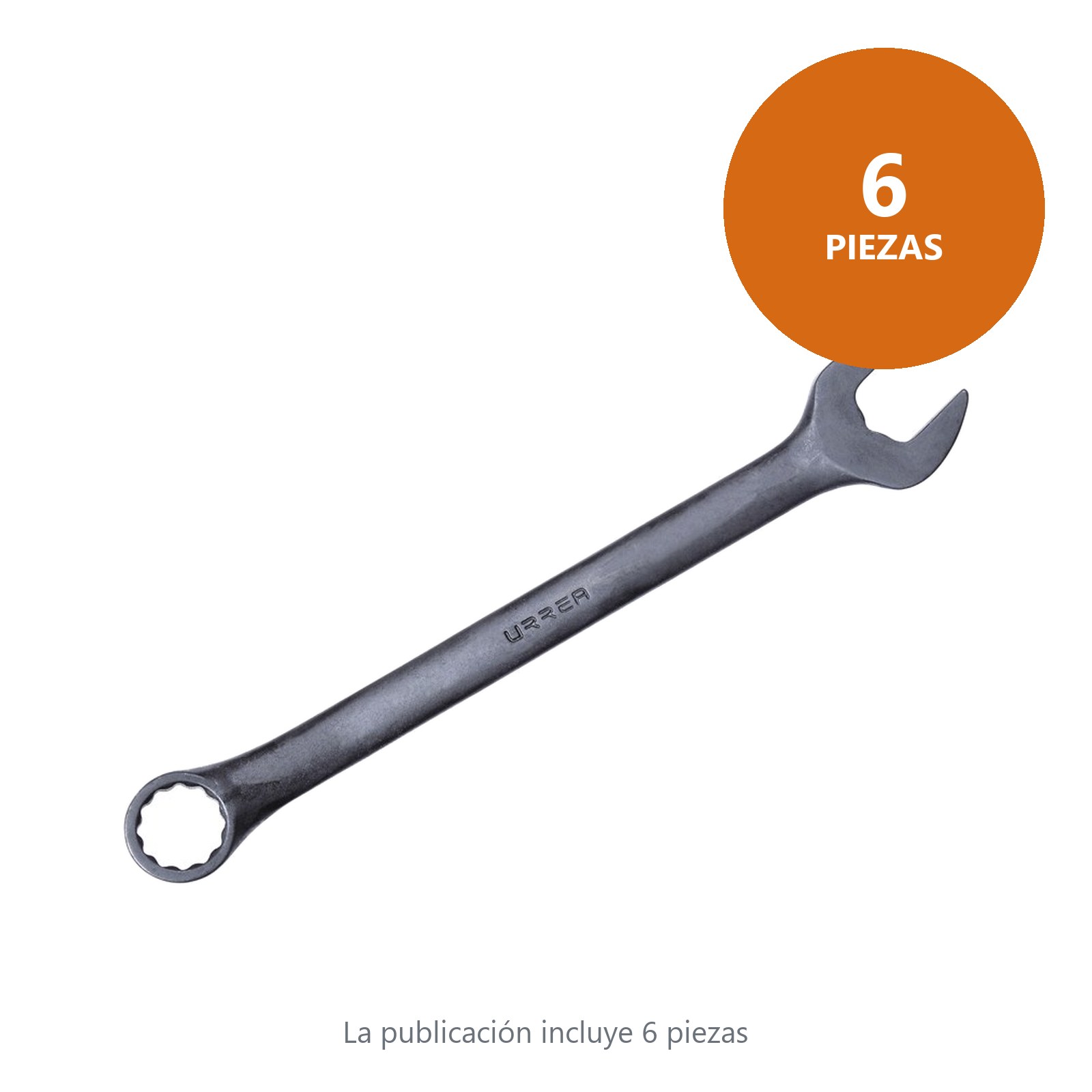 Llave combinada fosfatizada métrica, 12 puntas, 21 mm Urrea - Imagen 2