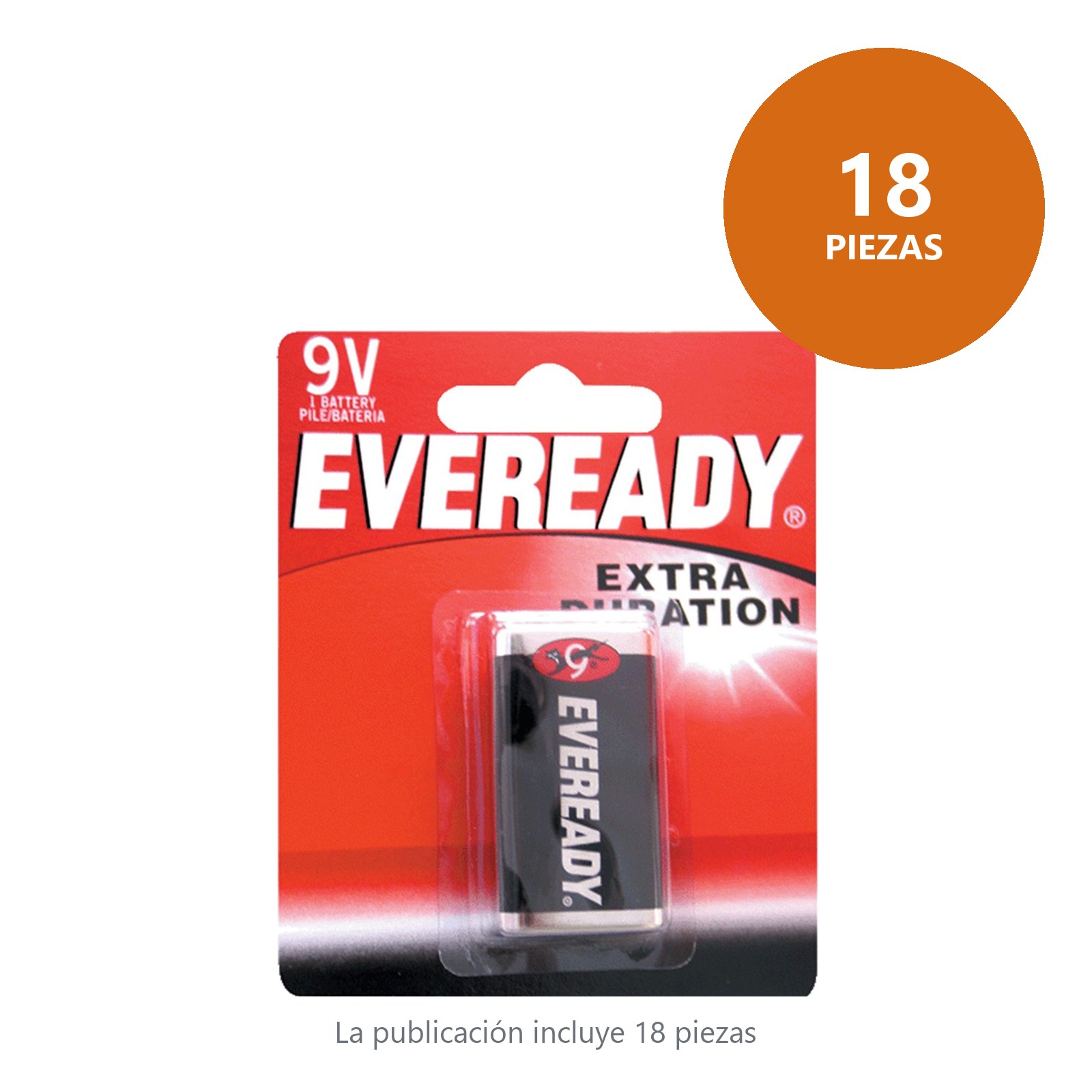 Pila alcalina Eveready® "9V" Surtek - Imagen 2