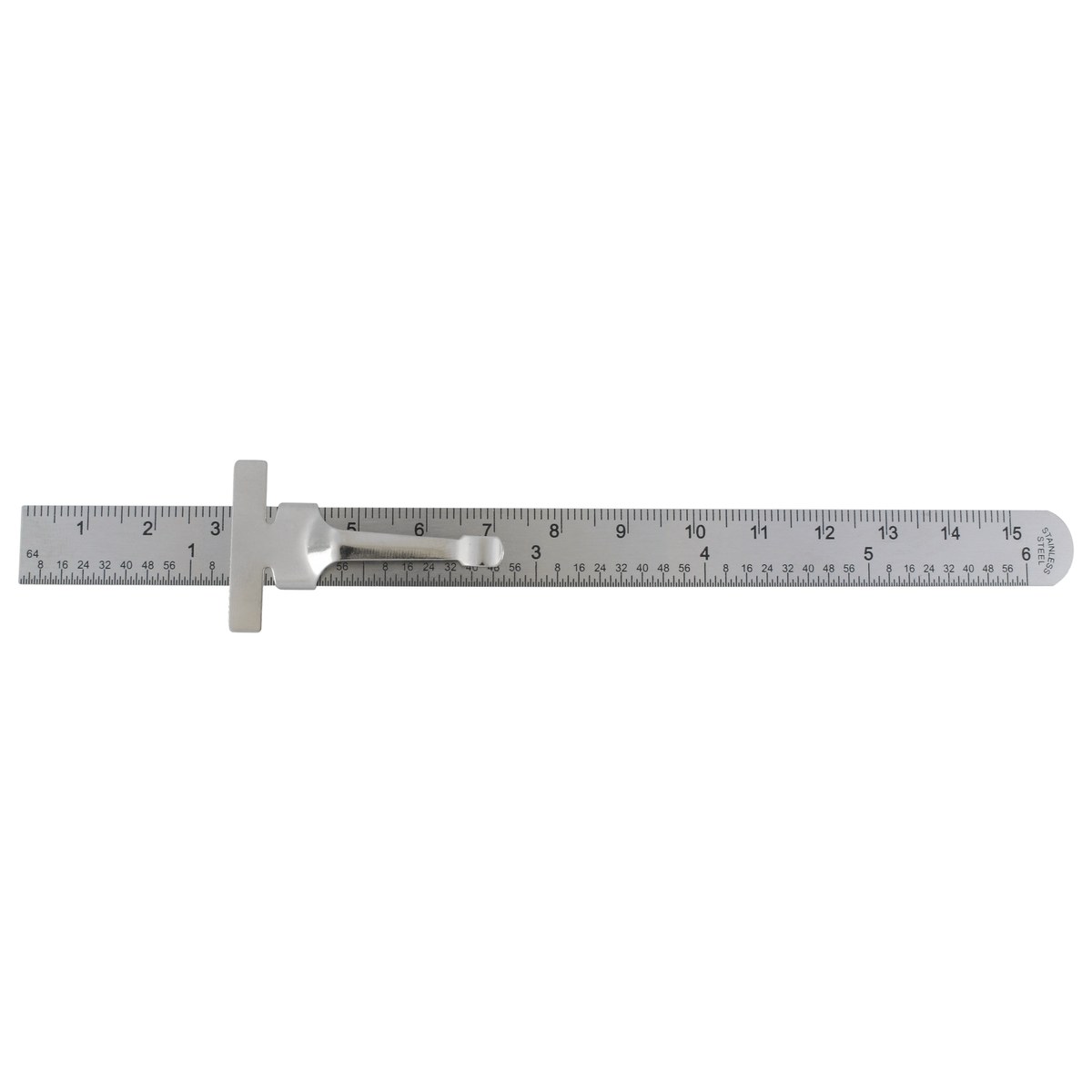 Regla de bolsillo de acero inoxidable 6" Surtek - Imagen 4