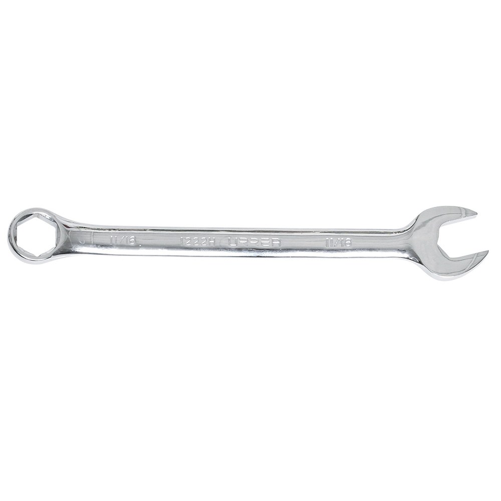 Llave combinada pulido espejo en pulgadas, 6 puntas, 11/16" Urrea