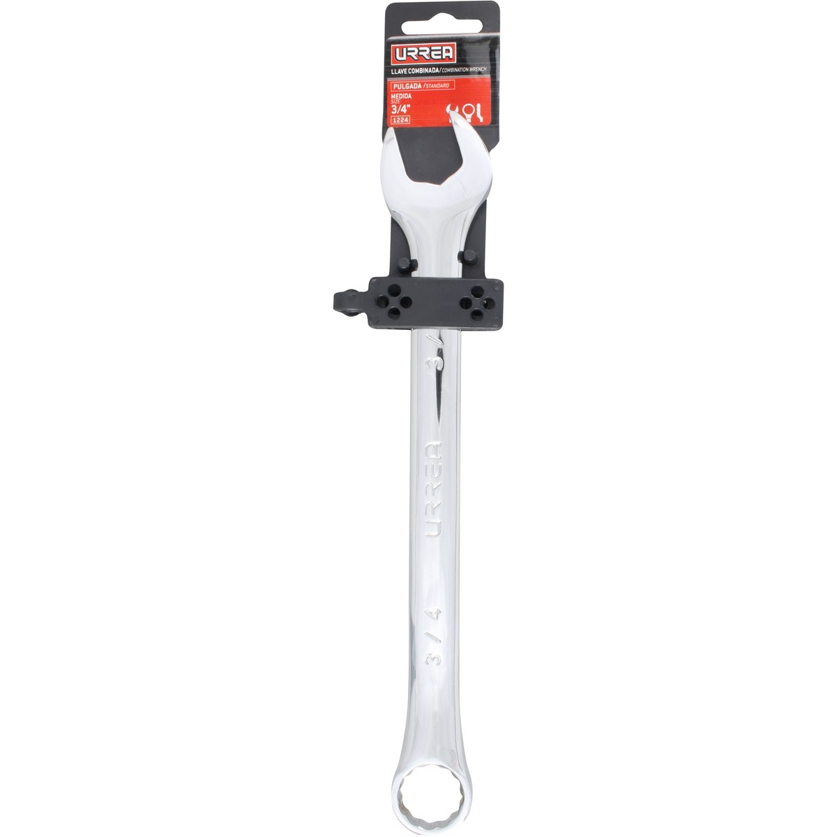 Llave combinada pulido espejo en pulgadas, 12 puntas, 3/4" Urrea - Imagen 2