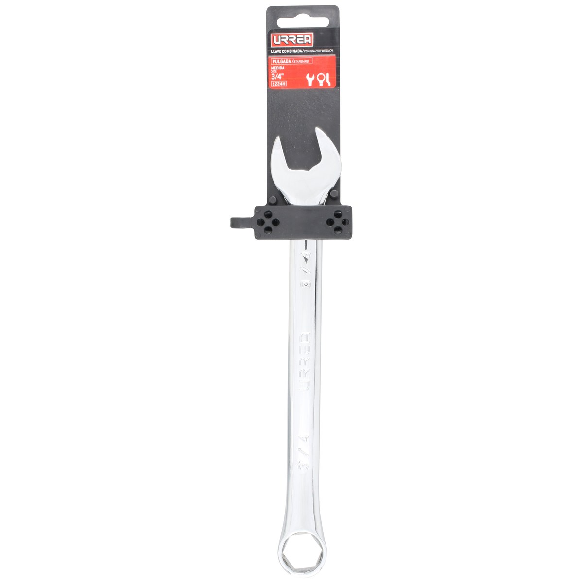 Llave combinada pulido espejo en pulgadas, 6 puntas, 3/4" Urrea - Imagen 2