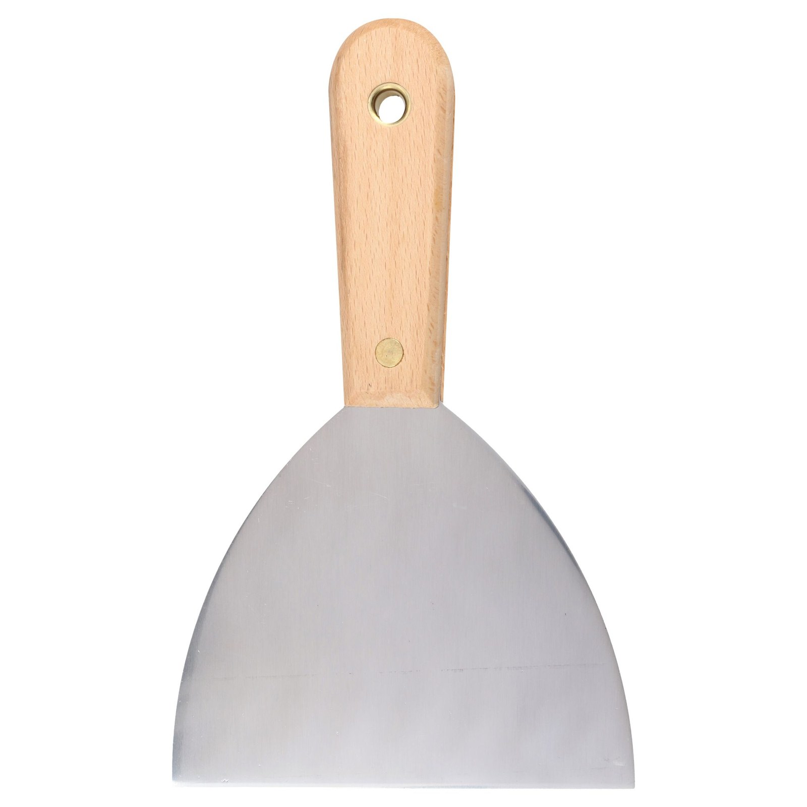 Espátula flexible de acero de alto carbón con mango de madera 5" Surtek - Imagen 3