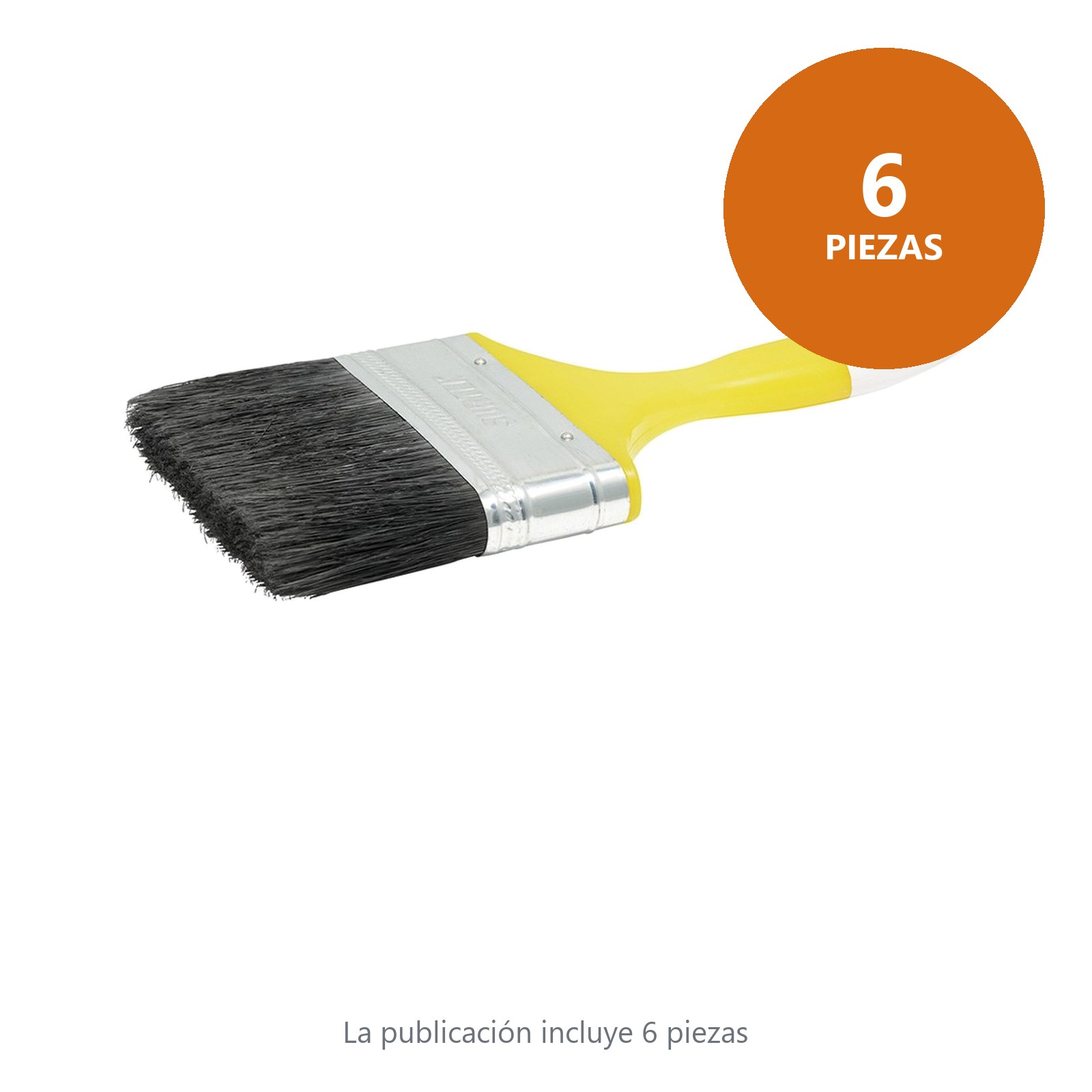 Brocha de cerdas naturales con mango plástico 1-1/2" Surtek - Imagen 4