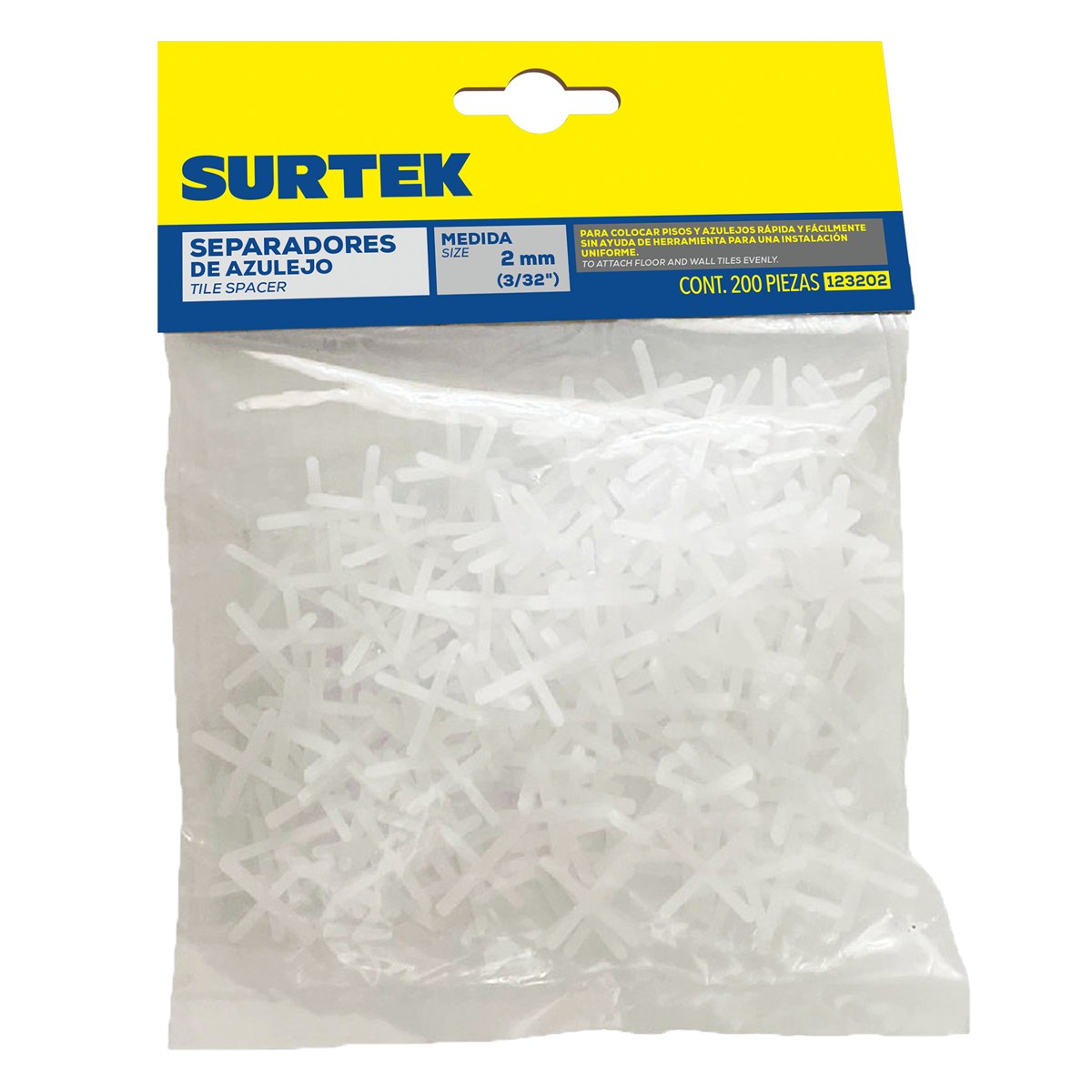 Separador de azulejos 2 mm Surtek - Imagen 2