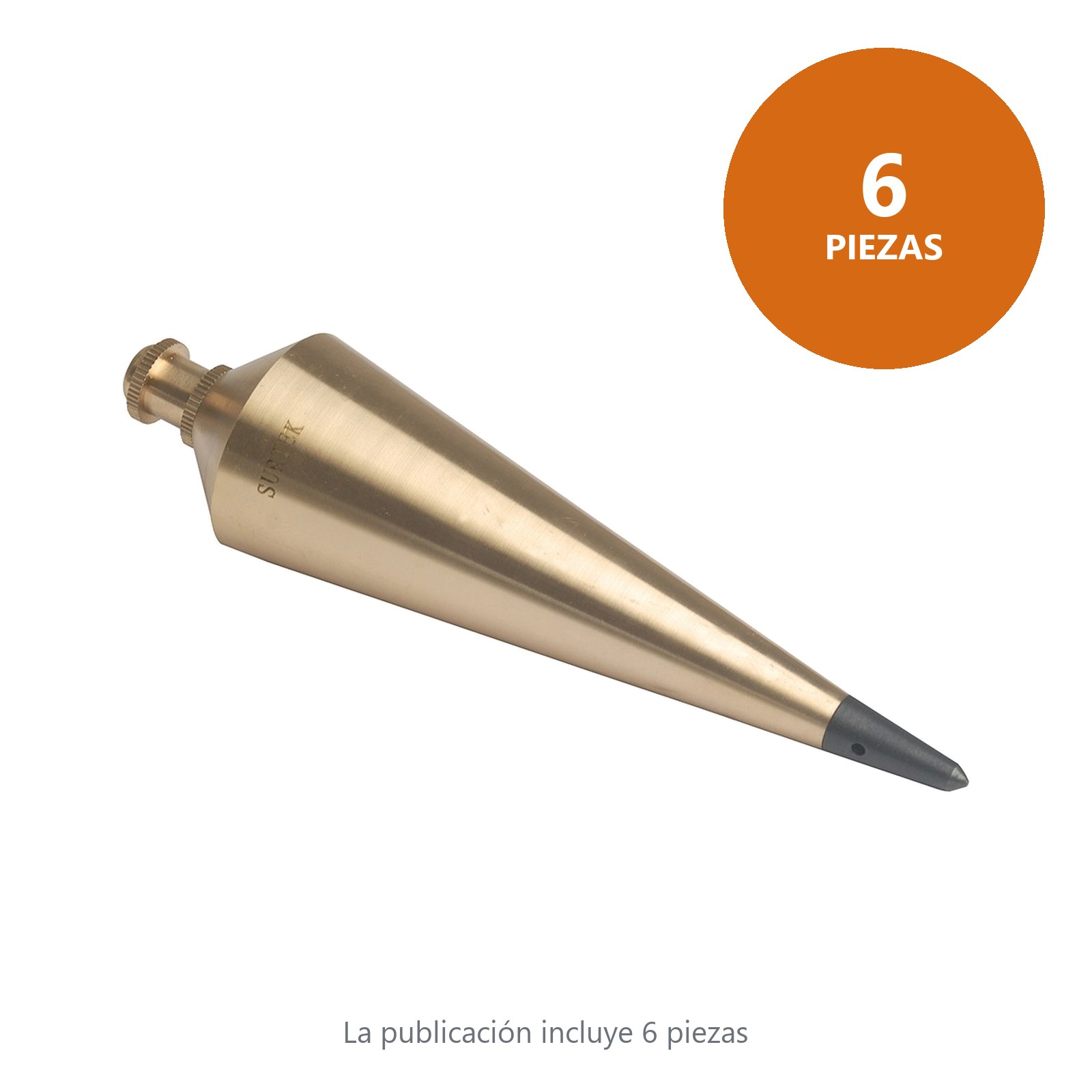 Plomada de latón 227 g Surtek - Imagen 3