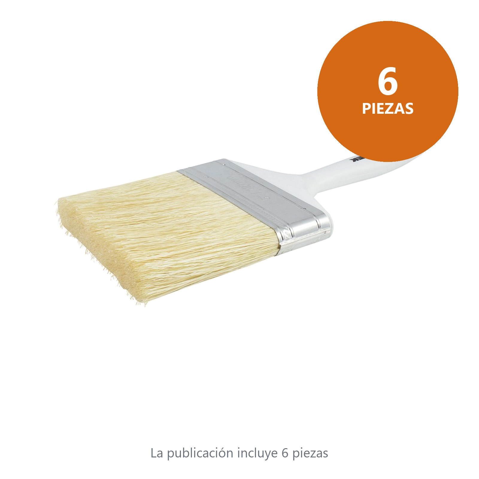 Brocha de cerdas ixtle con mango plástico 6" Surtek - Imagen 4
