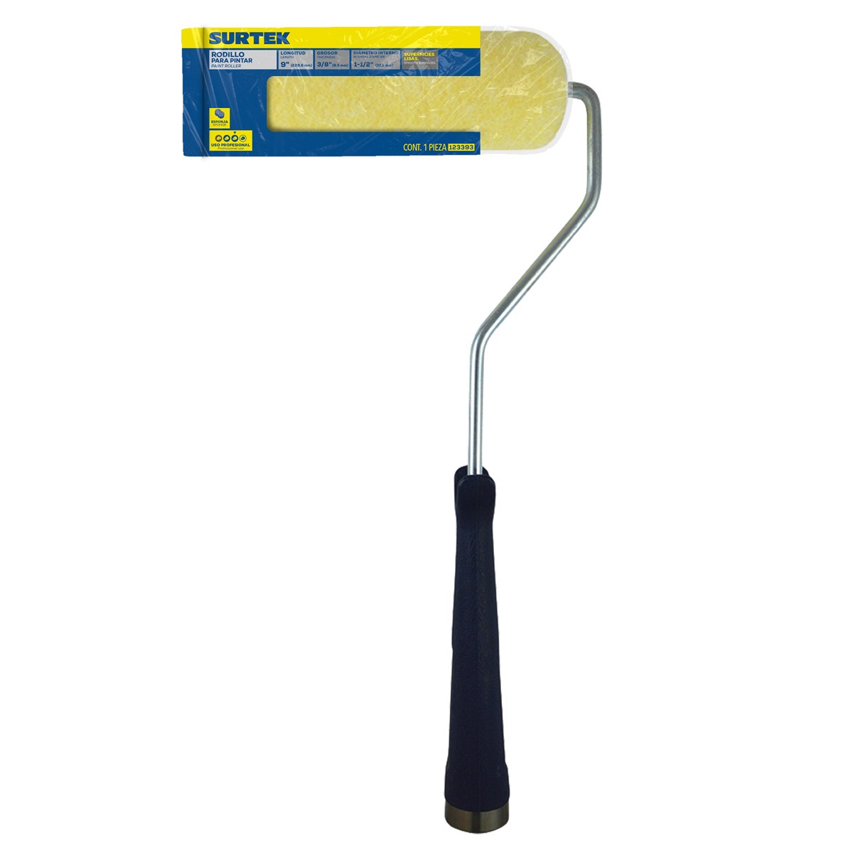 Rodillo para pintar de esponja 9" x 3/8" Surtek - Imagen 2