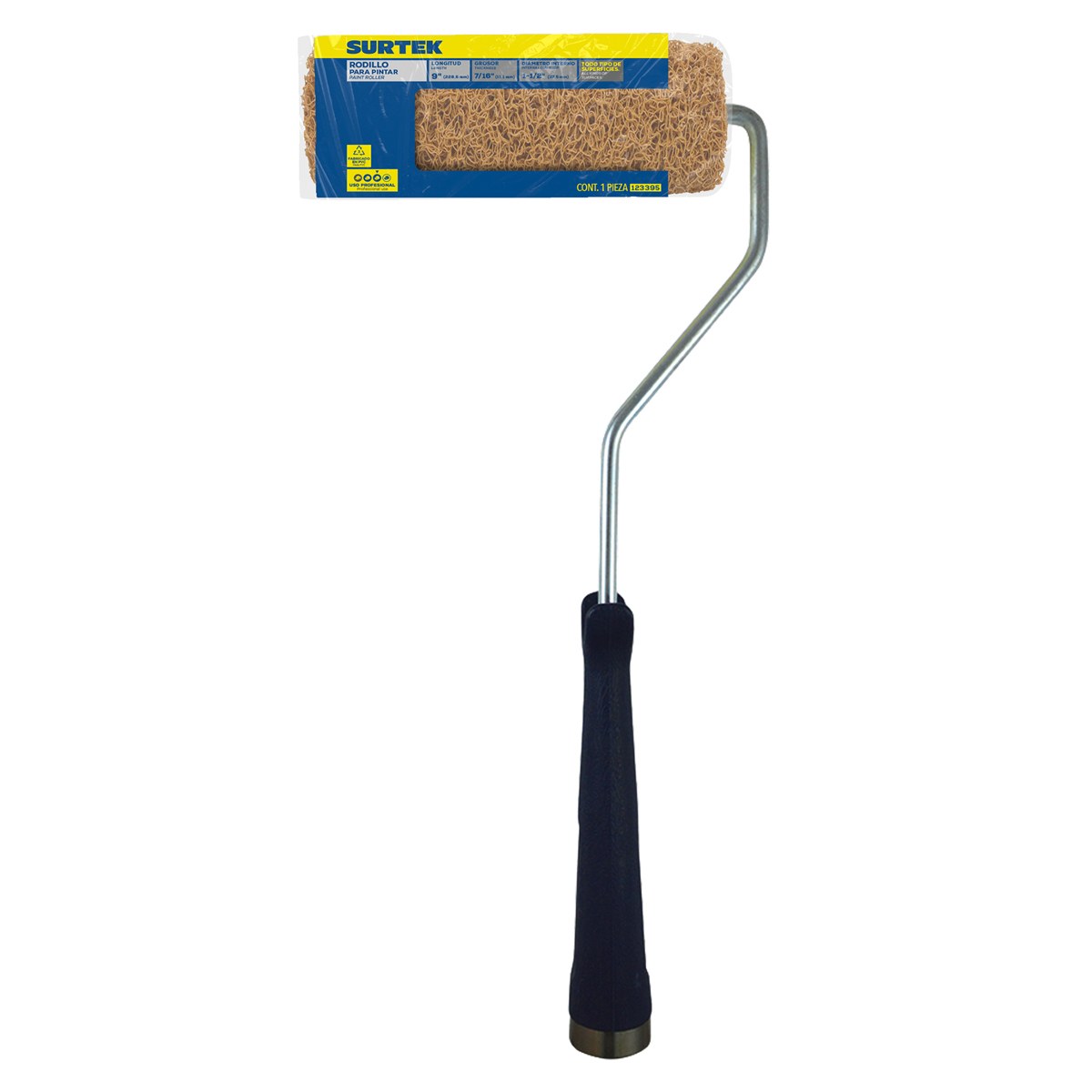 Rodillo para pintar de PVC 9" x 7/16" Surtek - Imagen 3