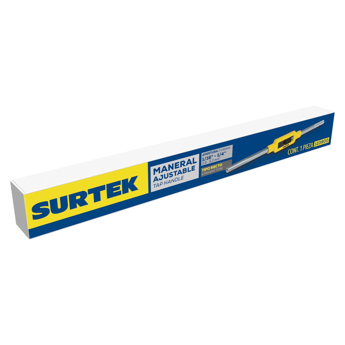 Maneral recto para machuelo 1/16" a 1/4" Surtek - Imagen 2