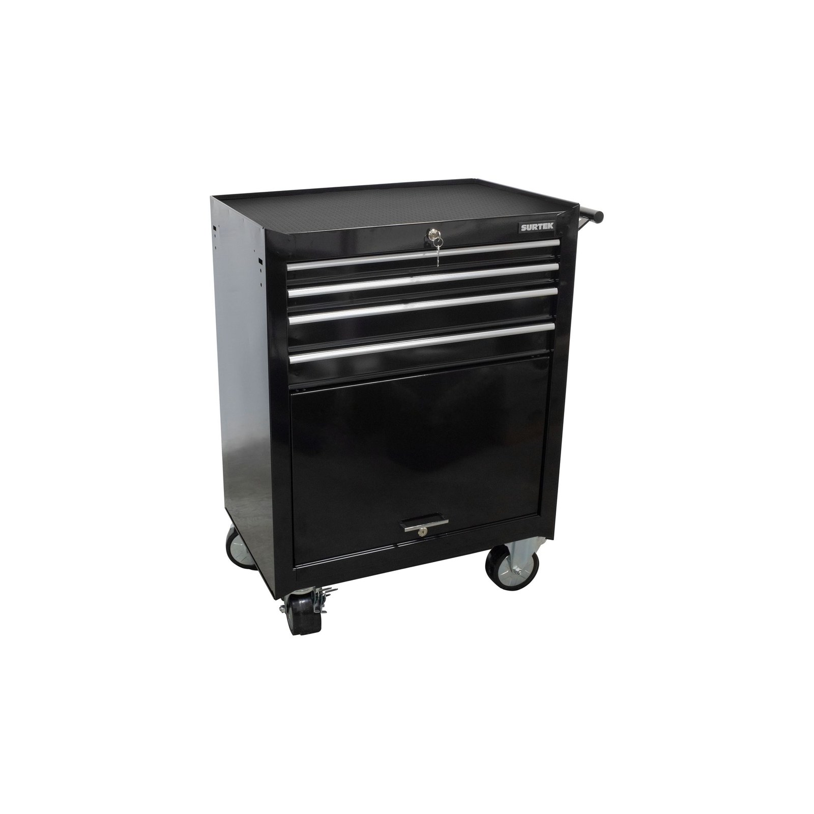 Gabinete móvil con 4 gavetas color negro 27" Surtek - Imagen 2