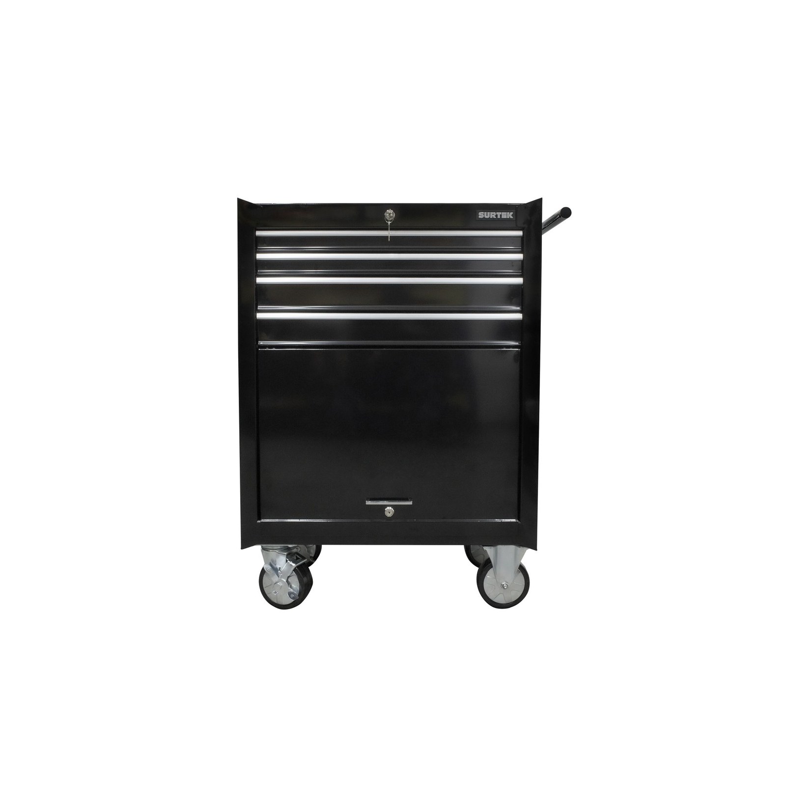 Gabinete móvil con 4 gavetas color negro 27" Surtek - Imagen 4