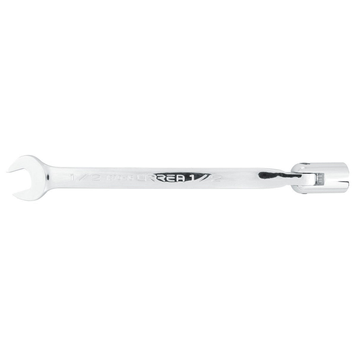 Llave combinada flexible pulido espejo en pulgadas, 12 puntas, 1/2" Urrea - Imagen 2