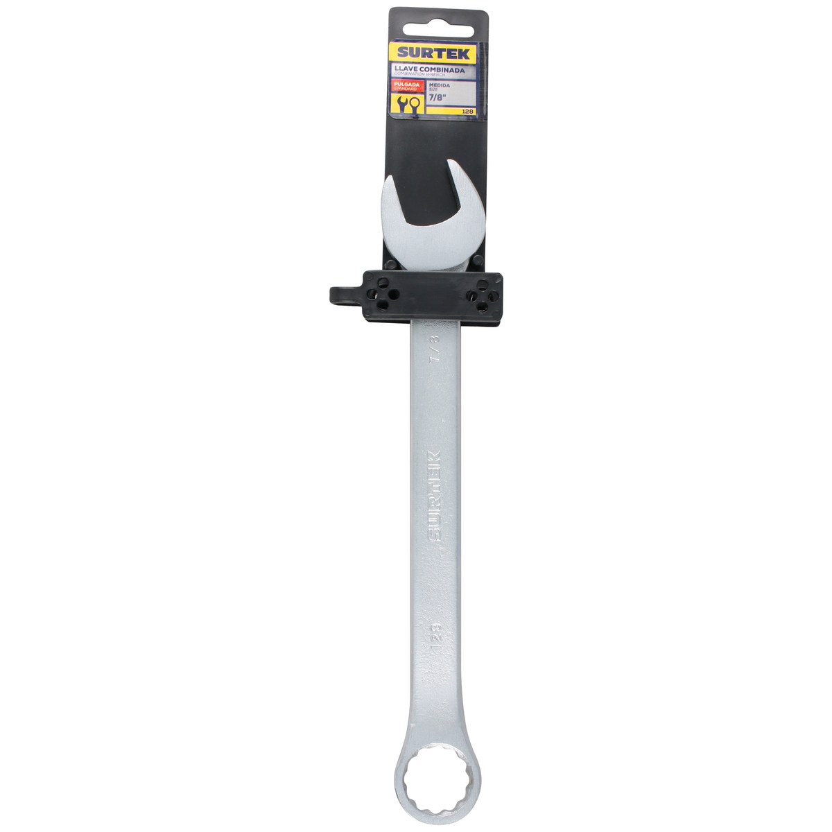Llave combinada satinada en pulgadas, 12 puntas, 7/8" Surtek - Imagen 2