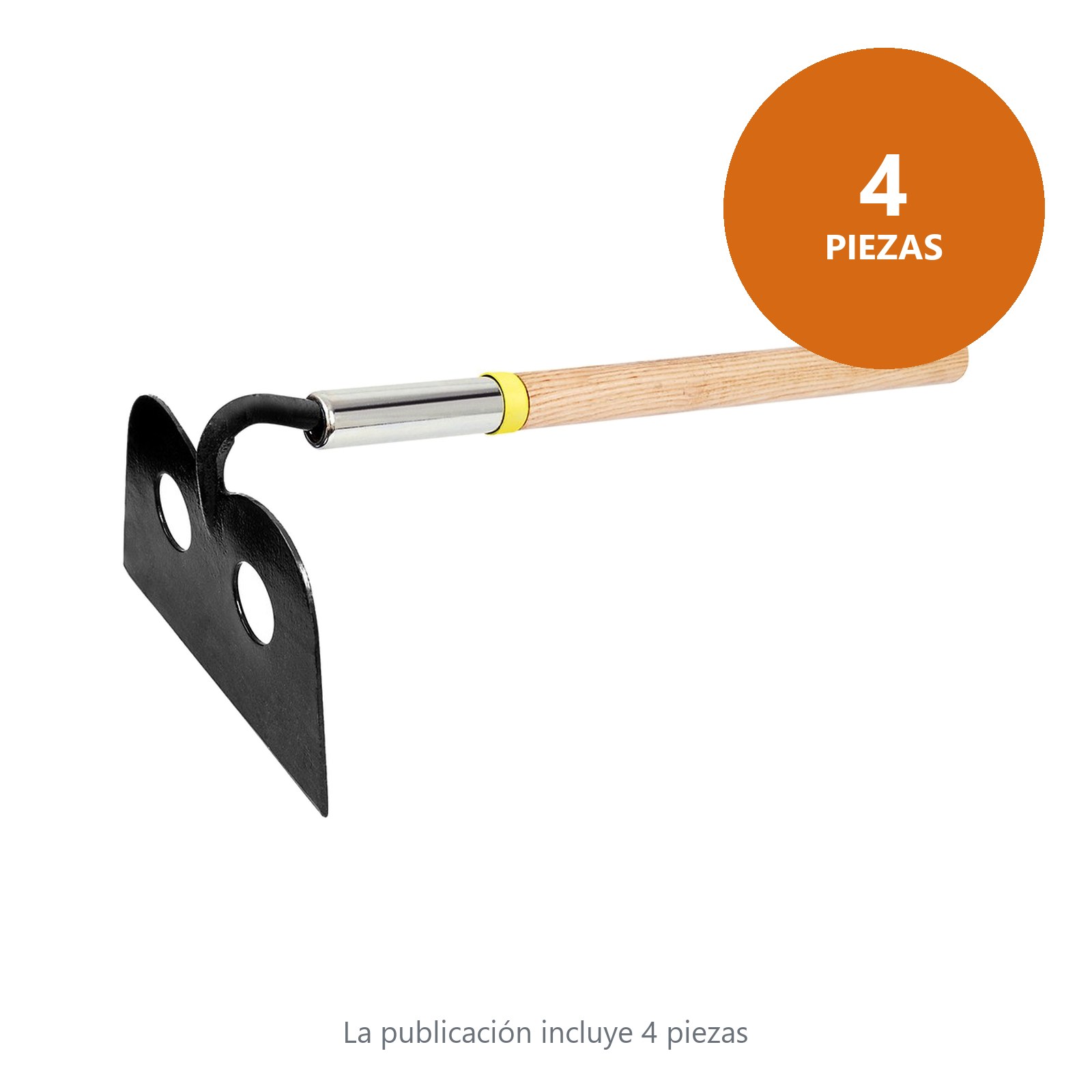 Azadón mezclero con mango de madera 60", 7" Surtek - Imagen 2