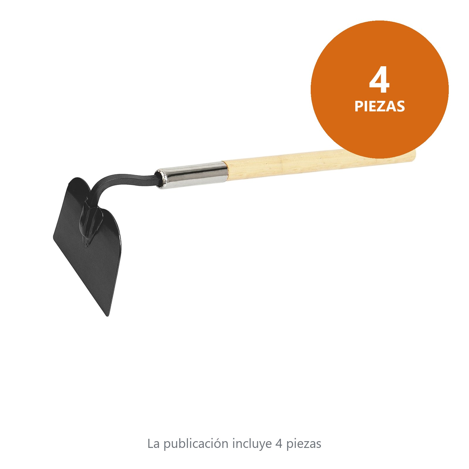 Azadón para jardinero con mango de madera 6-1/4", 48" Surtek - Imagen 4