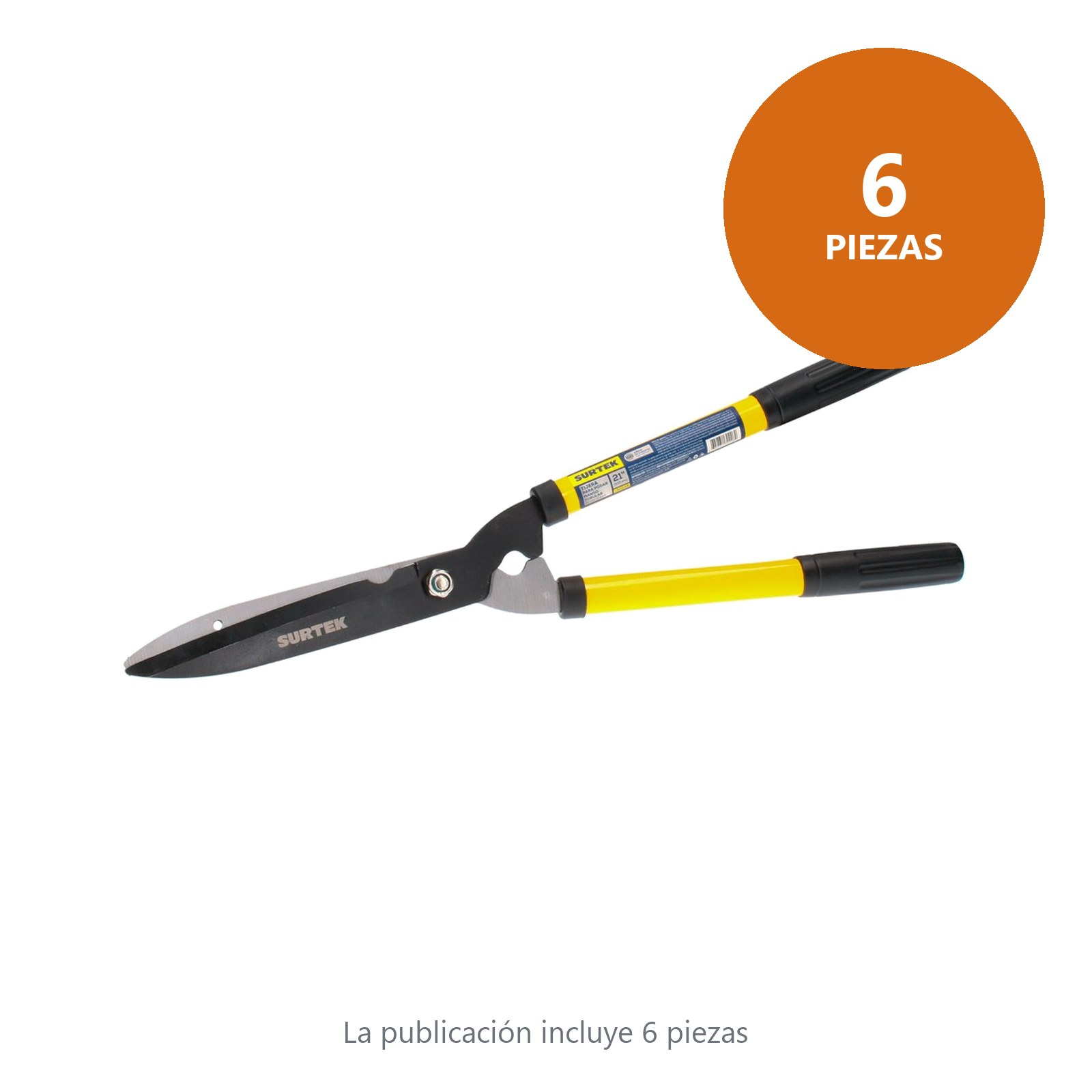 Tijeras para poda a dos manos 12" con mango tubular Surtek - Imagen 4