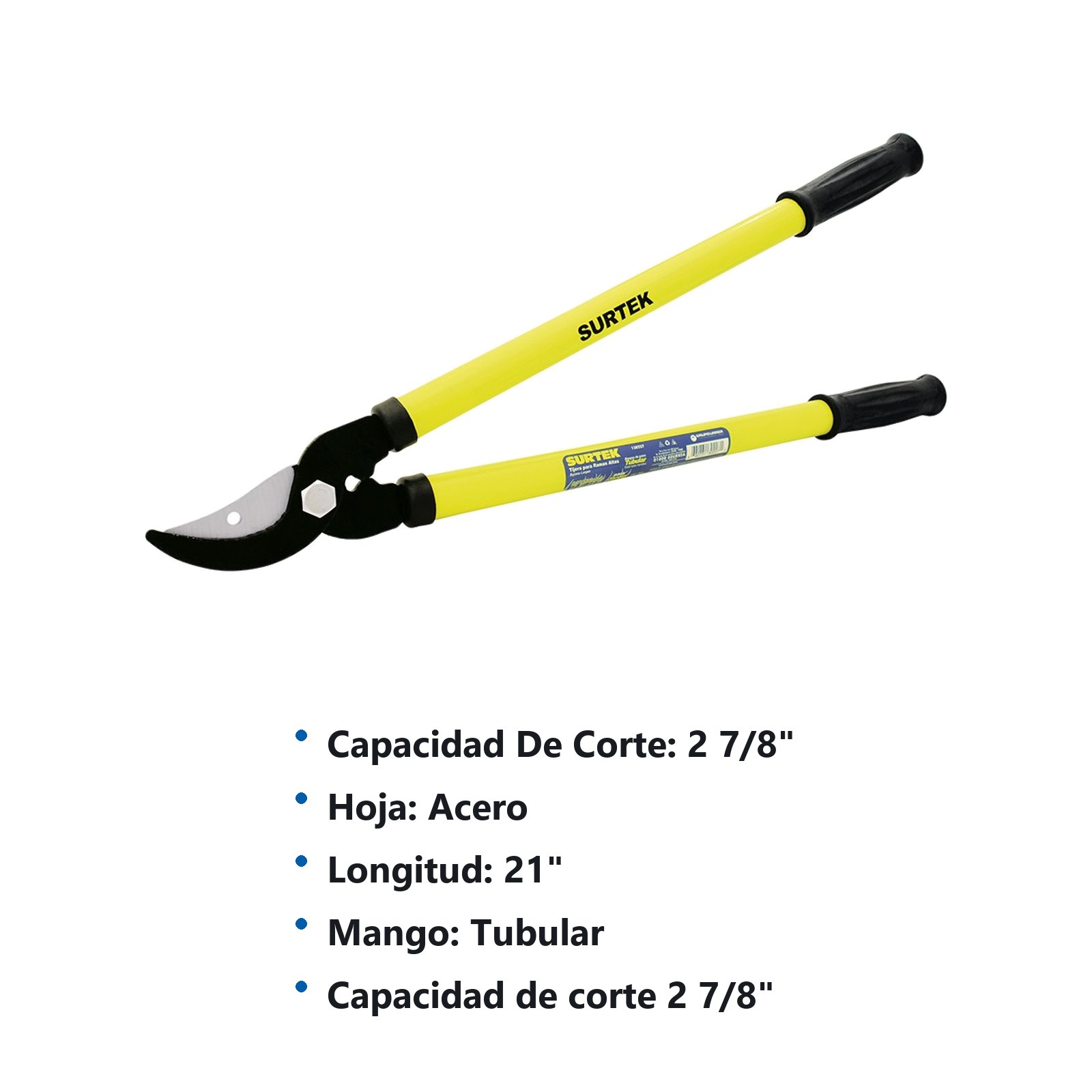 Tijeras para ramas altas 21" tubular Surtek - Imagen 2