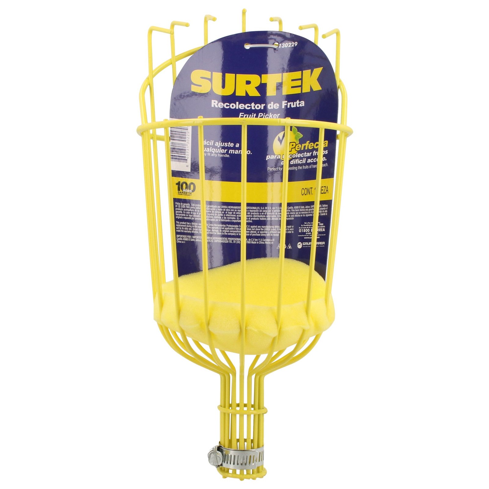 Recolector de fruta con esponja para amortiguar la caida, 5-3/4" Surtek - Imagen 2