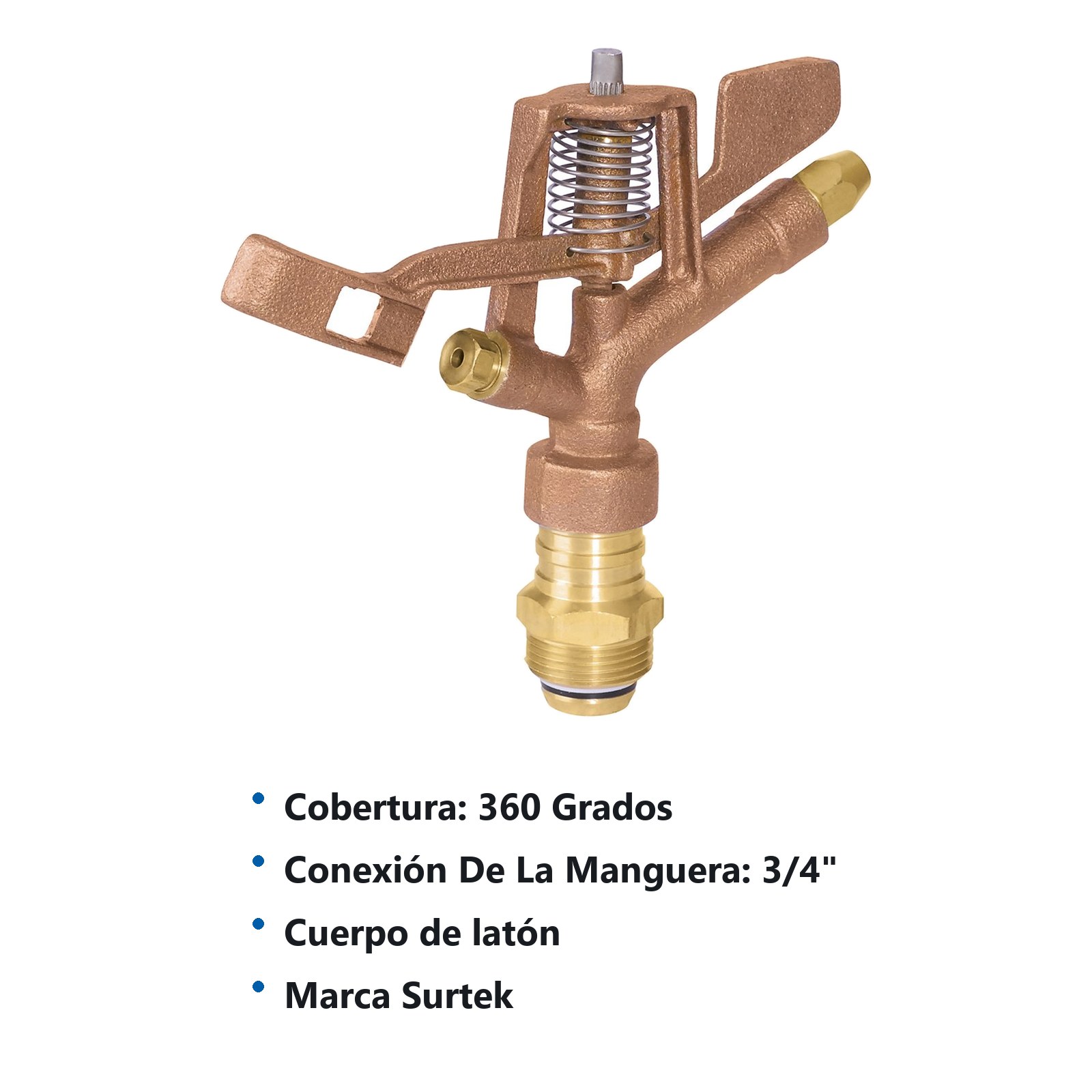 Aspersor agrícola por pulsación 3/4" GHT Surtek - Imagen 2