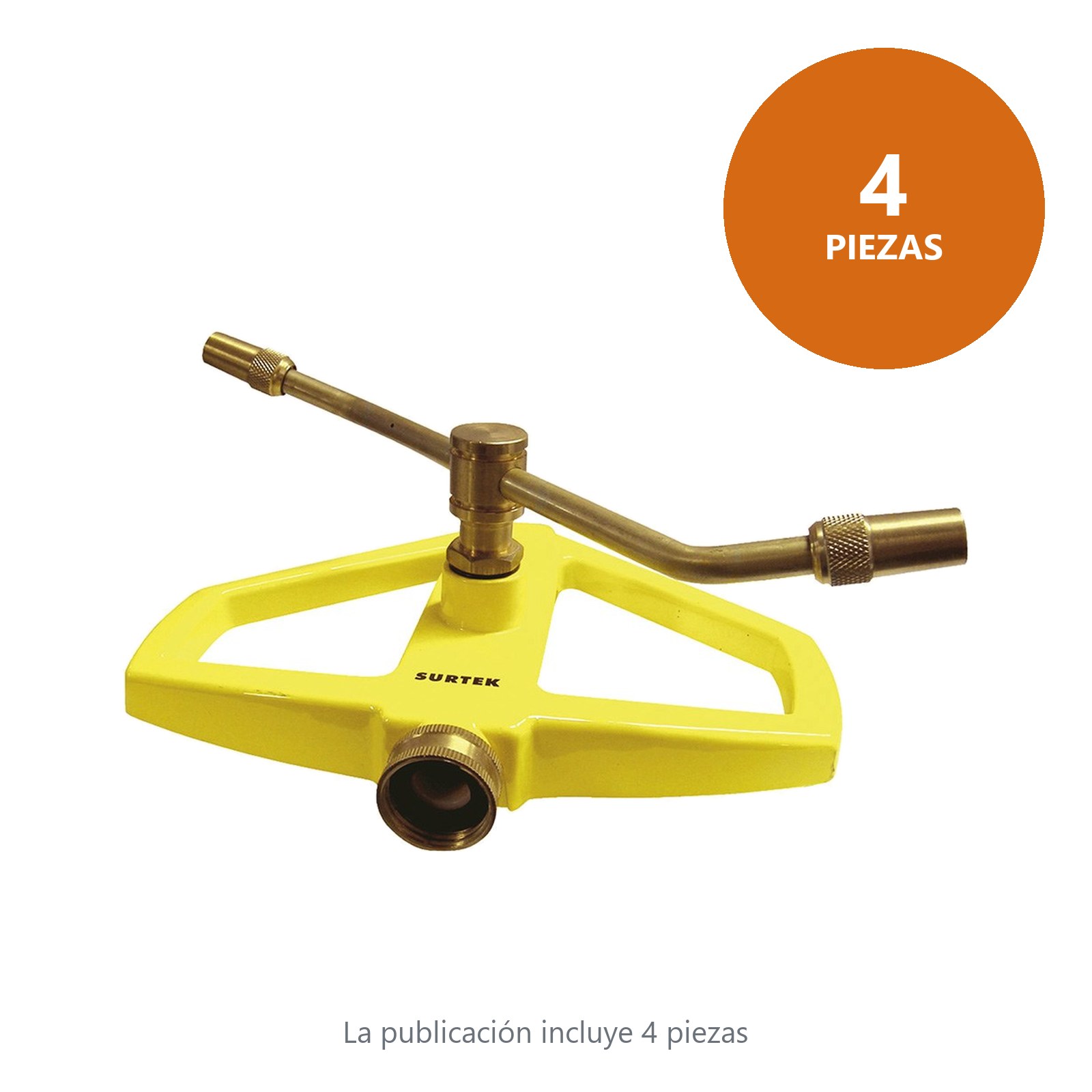 Aspersor estacionario con base metálica de 2 brazos 3/4" GHT Surtek - Imagen 3
