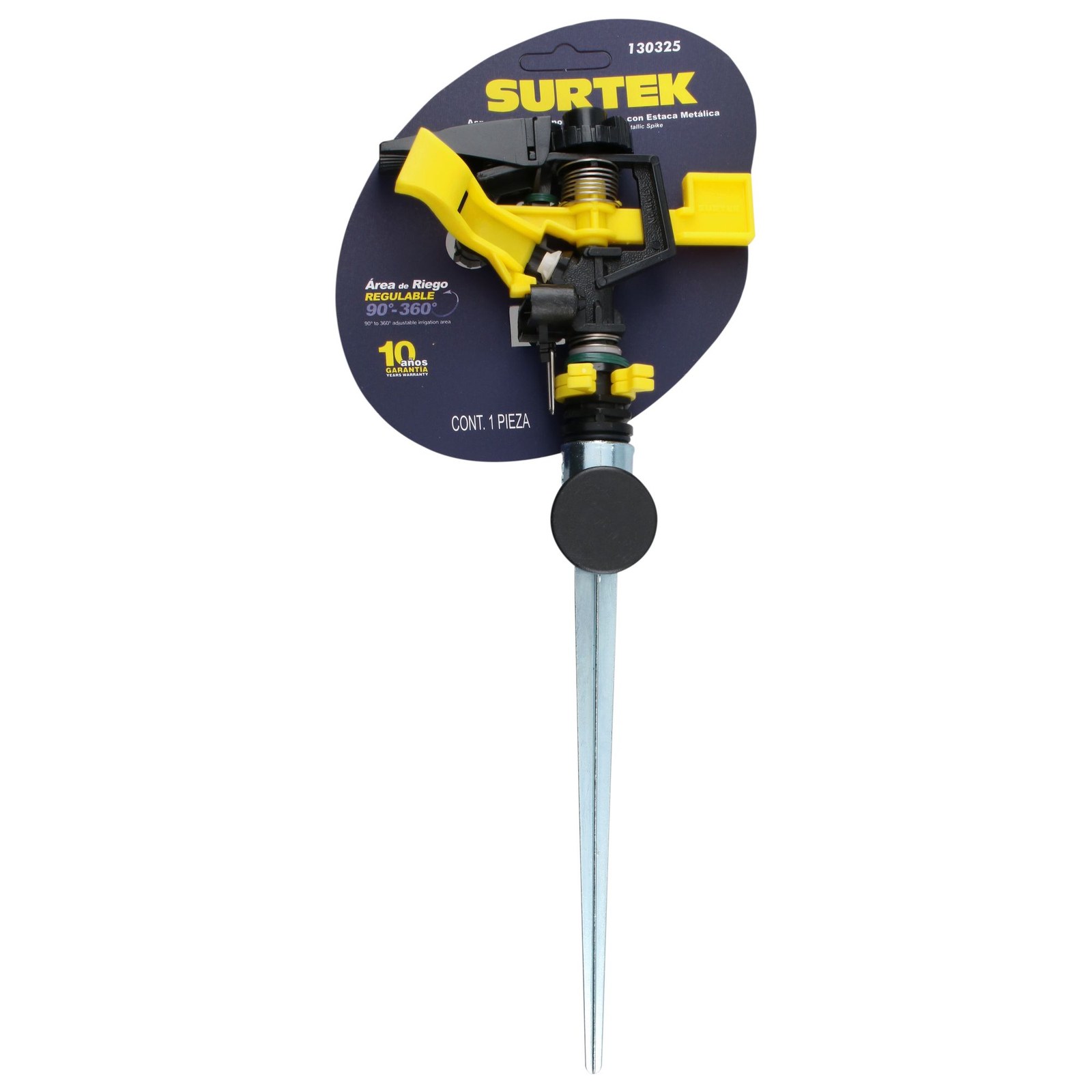 Aspersor plástico regulable por pulsación 3/4" GHT 2 vías Surtek - Imagen 2