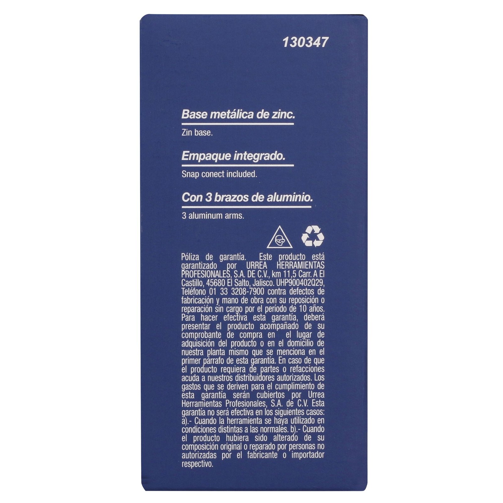 Aspersor estacionario con base metálica de 3 brazos, 3/4" GHT Surtek - Imagen 4