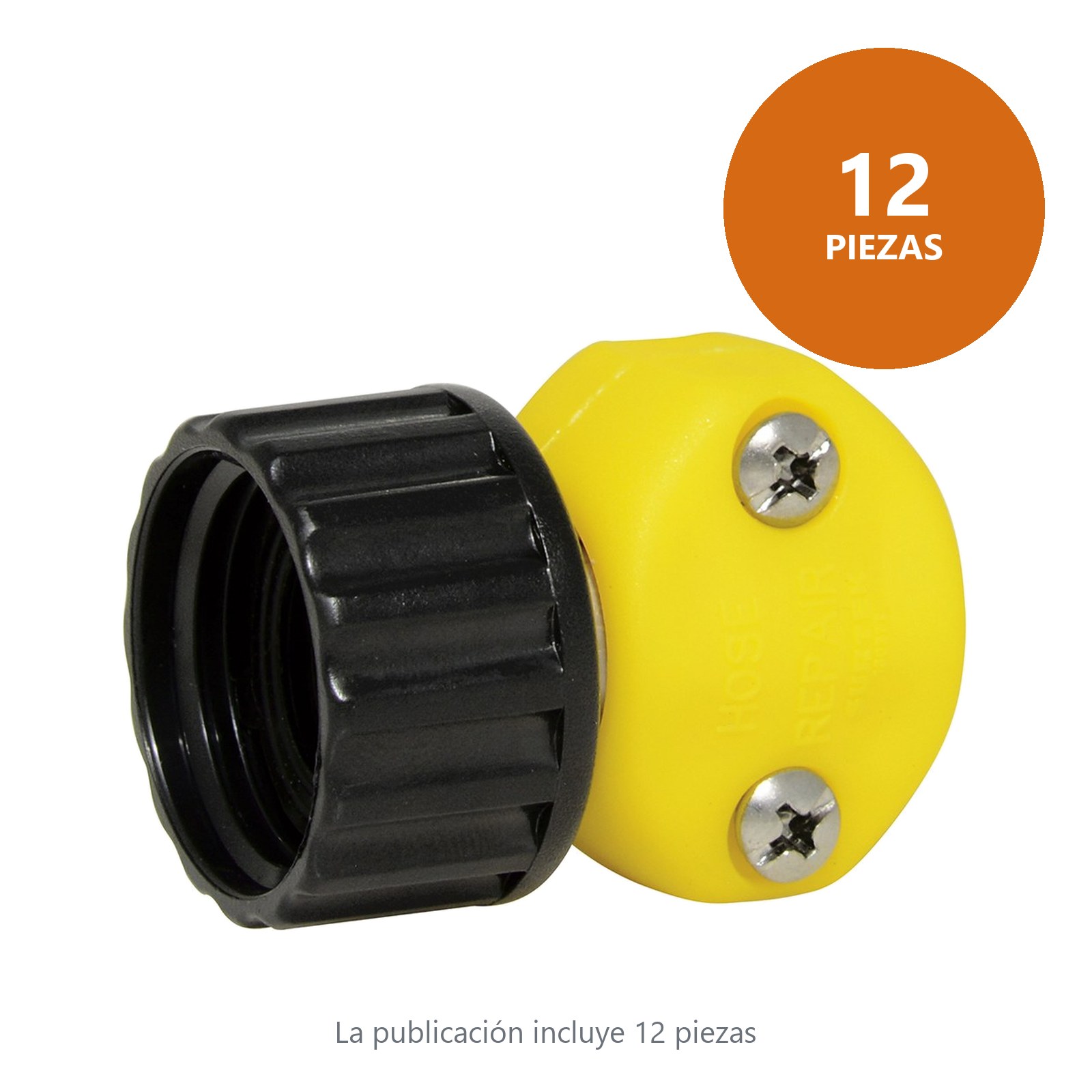 Conector para manguera de riego plástico, 1/2" hembra Surtek - Imagen 3