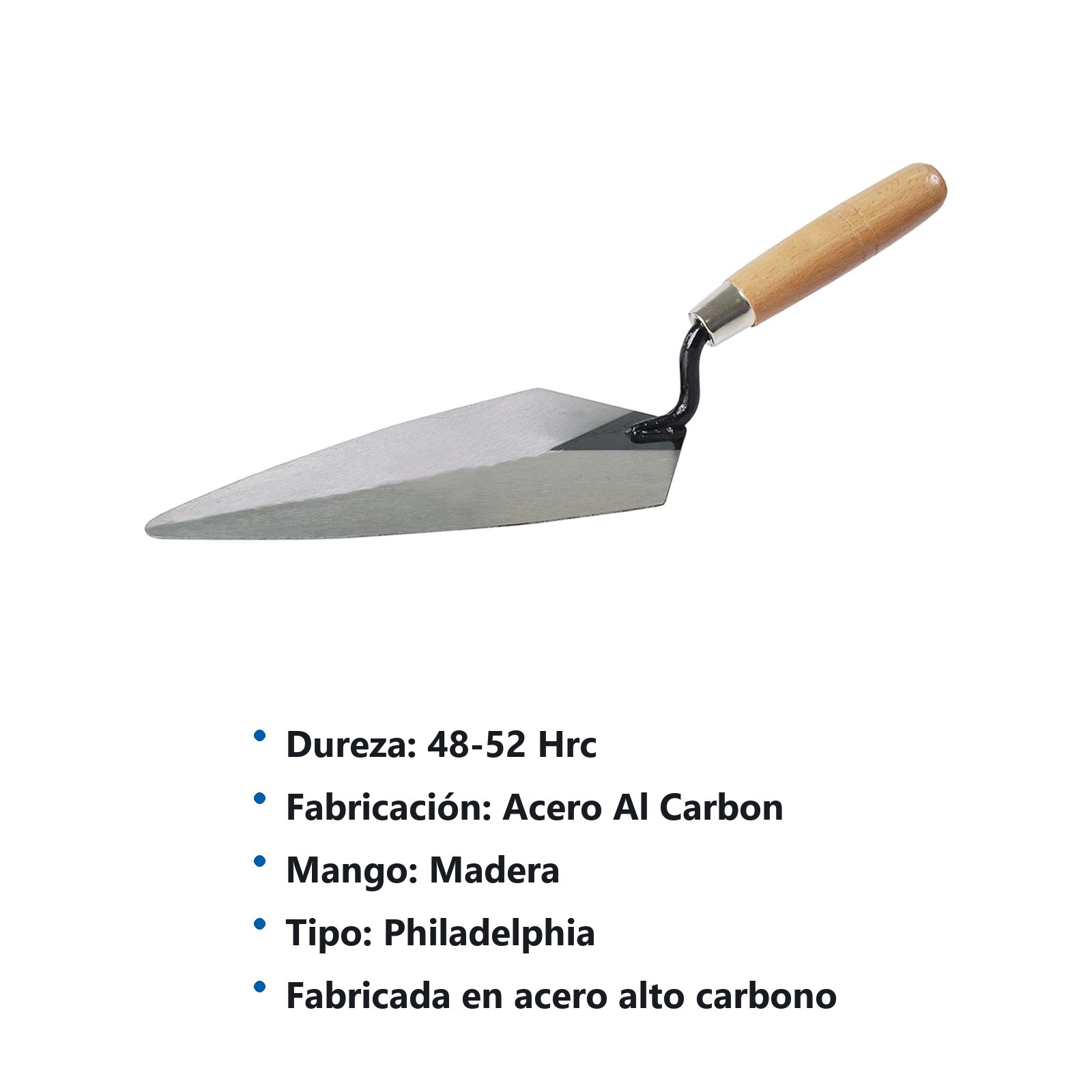 Cuchara tipo Philadelphia soldada 11" Foy - Imagen 3