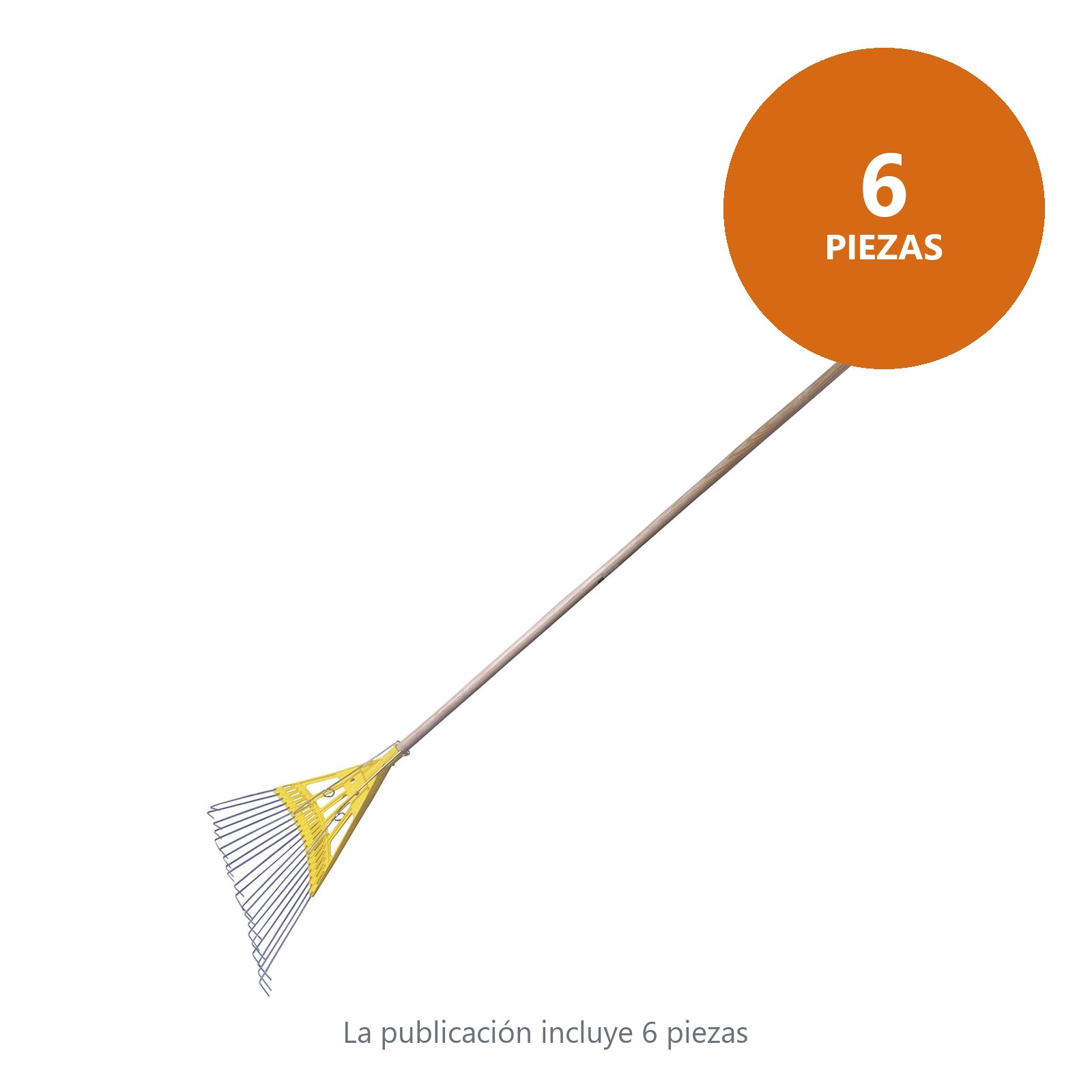 Escoba metal-plástica recta de 22 dientes Surtek - Imagen 2