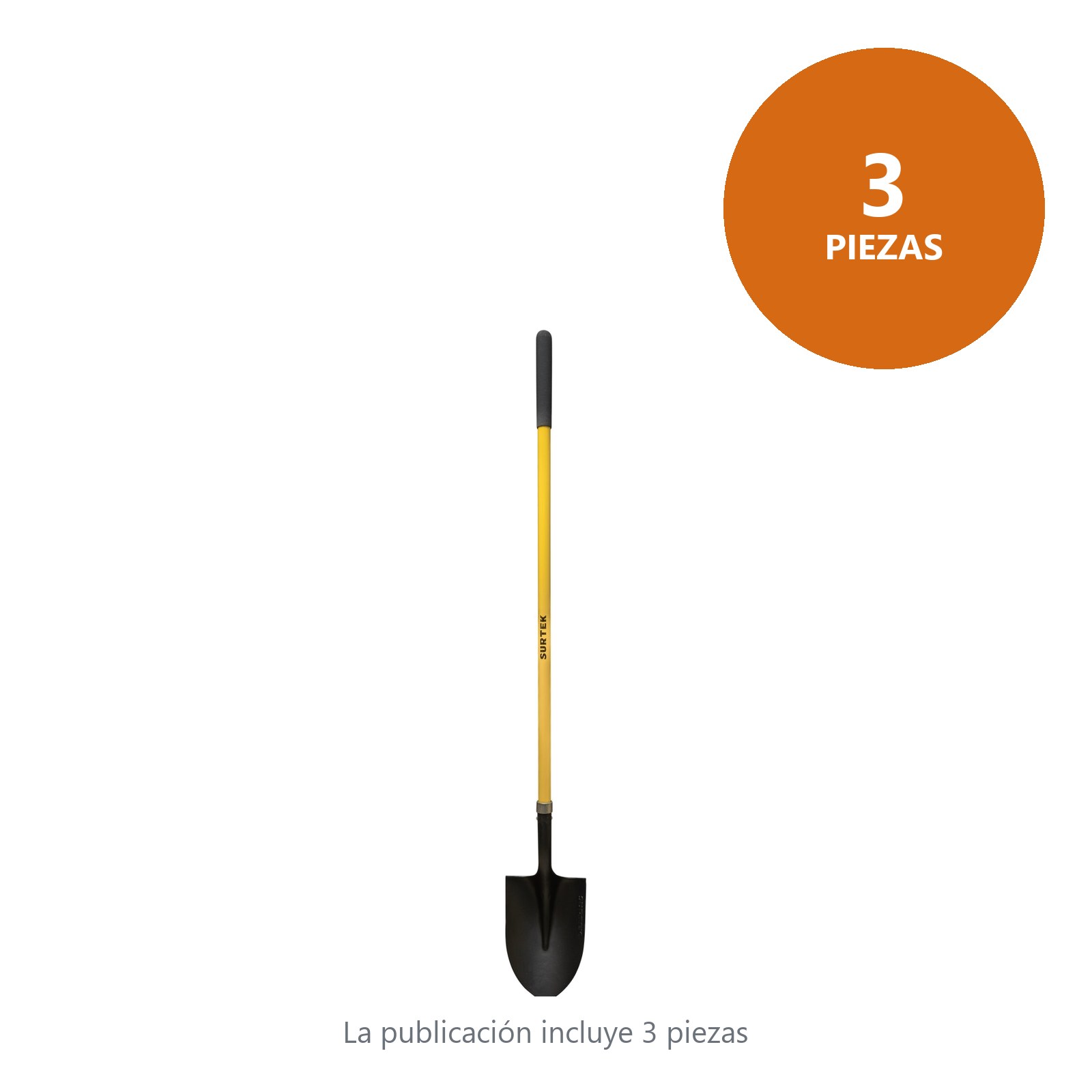 Pala con mango largo de fibra de vidrio, tipo irrigación Surtek - Imagen 4