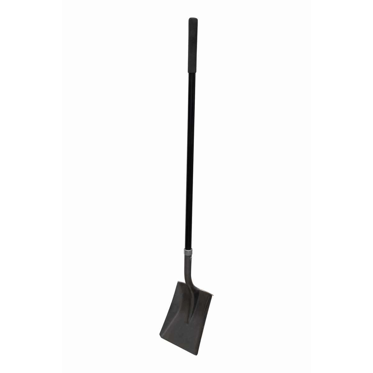 Pala con mango largo de fibra de vidrio con anillo crimpado, cuadrada Surtek