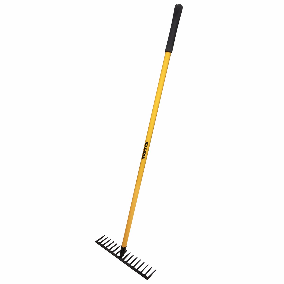 Rastrillo recto para asfalto con mango de fibra de vidrio 60", 16 dientes Surtek - Imagen 2