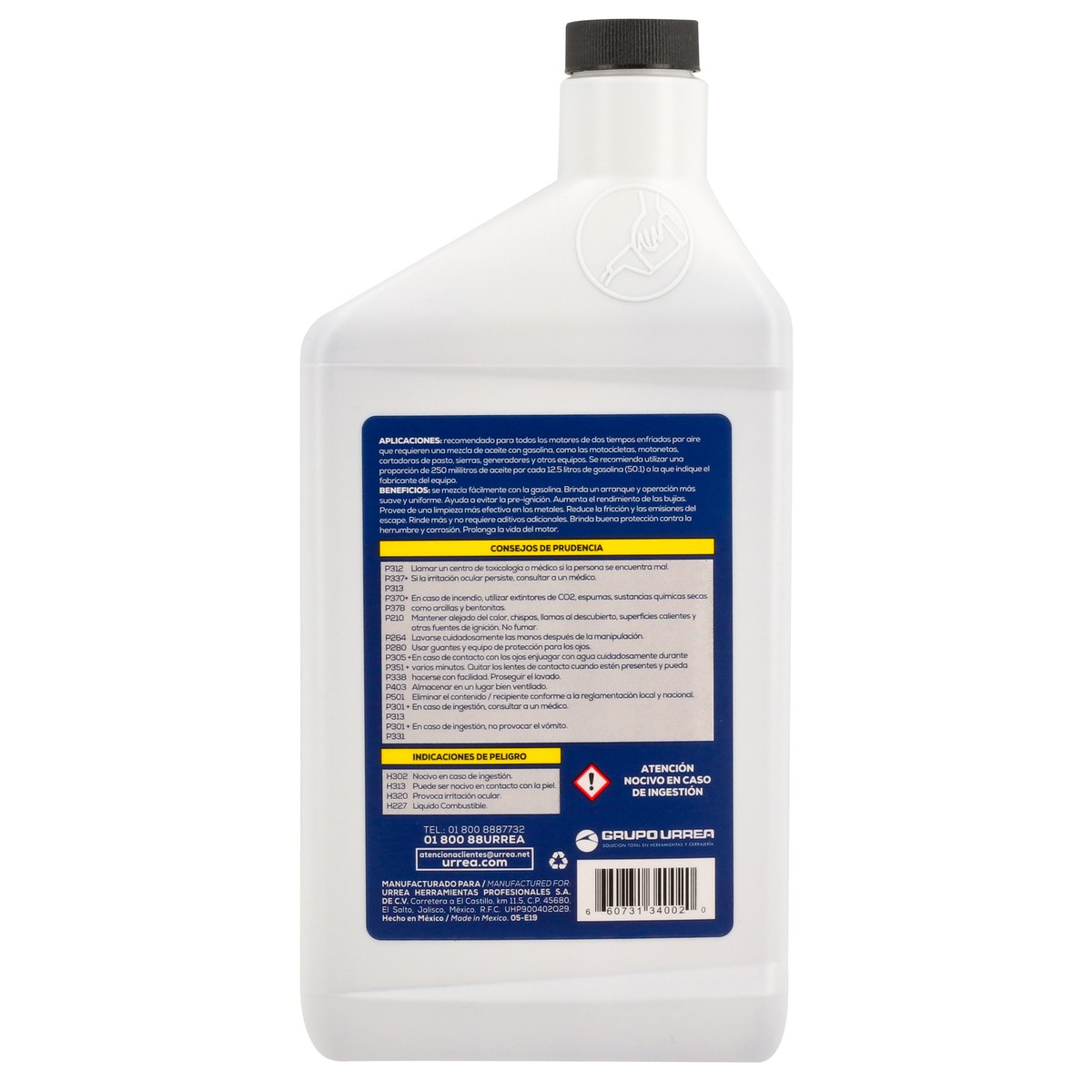 Aceite mineral dos tiempos 50:1, 946 ml Surtek - Imagen 4