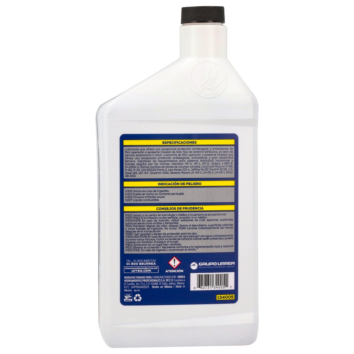 Aceite hidráulico 946 ml Surtek - Imagen 4