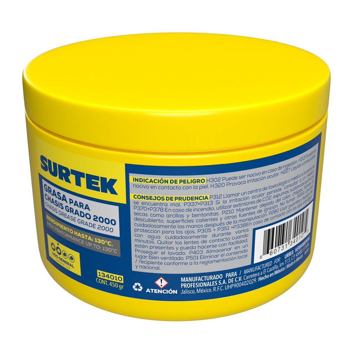 Grasa para chasis 450 gr Surtek - Imagen 2