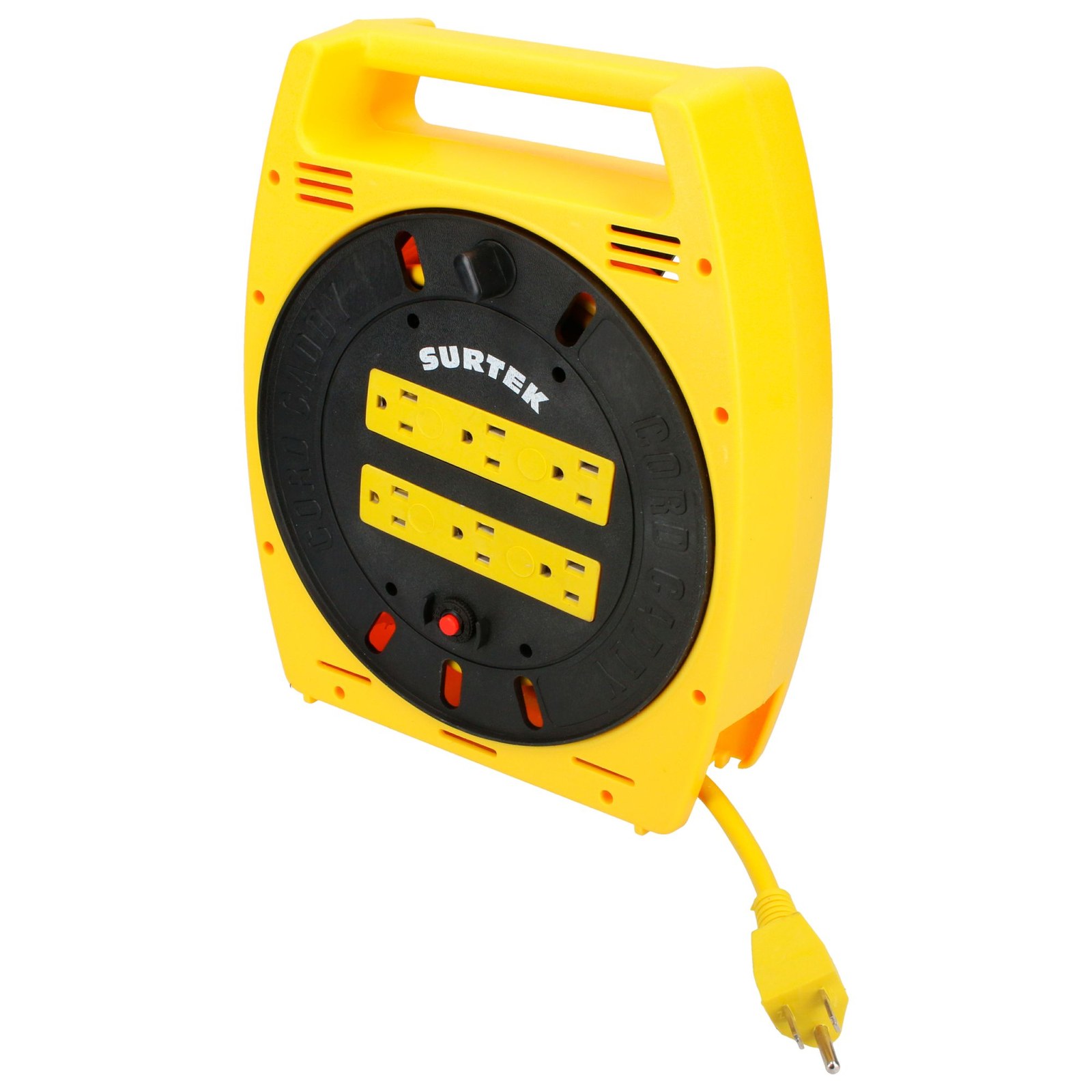 Multicontacto 6 entradas tipo carrete con extensión eléctrica 6 m Surtek - Imagen 2