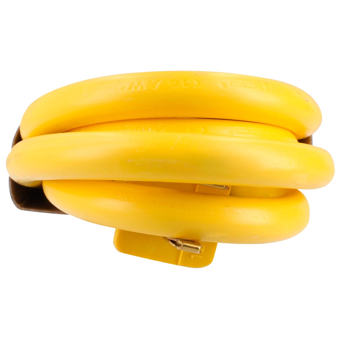 Extensión eléctrica uso rudo polarizada color amarillo, 2 m Surtek - Imagen 4
