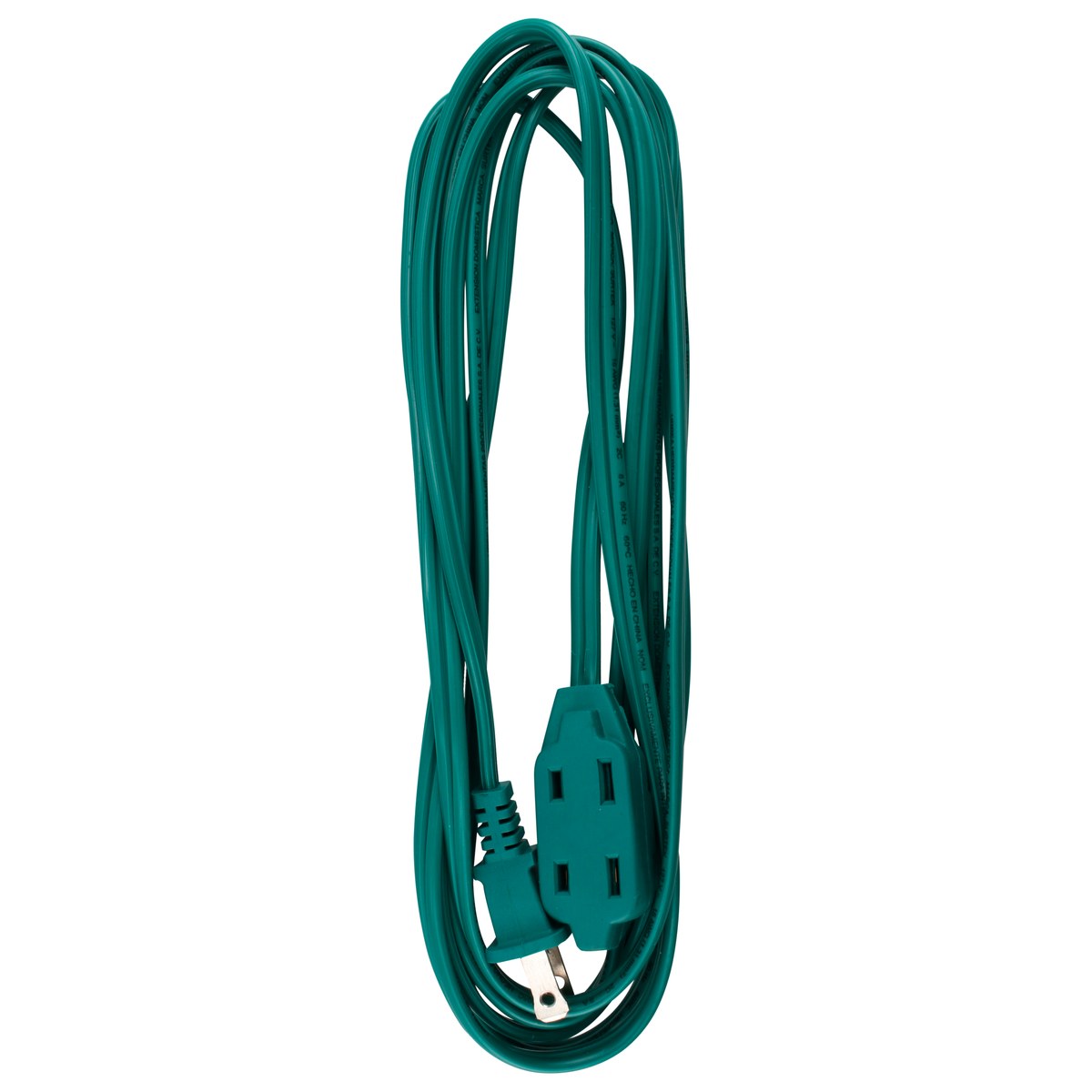Extensión eléctrica doméstica color verde, 3 m Surtek - Imagen 4